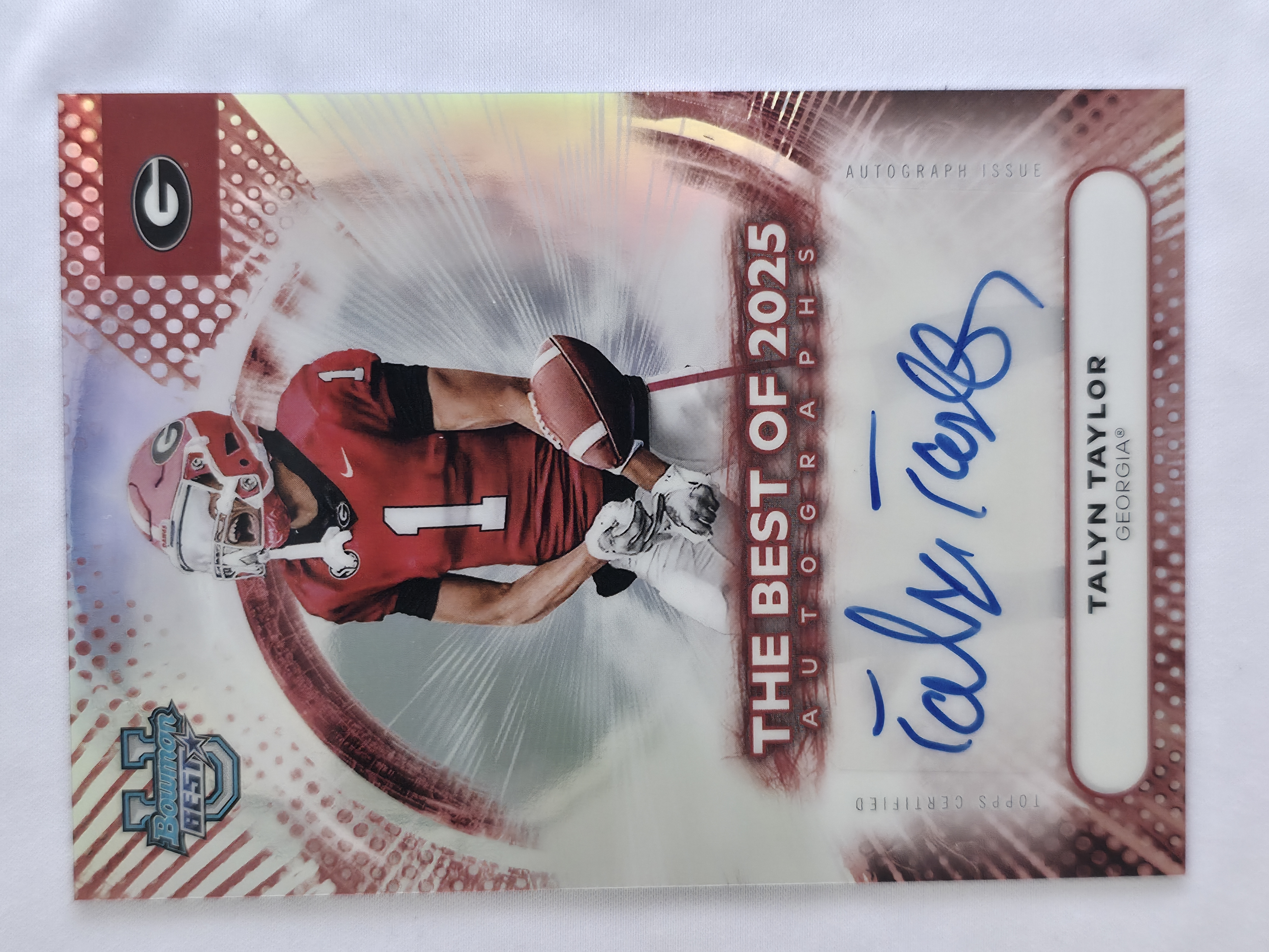 2025 Bowman U Best Talyn Taylor Refractor Autograph 