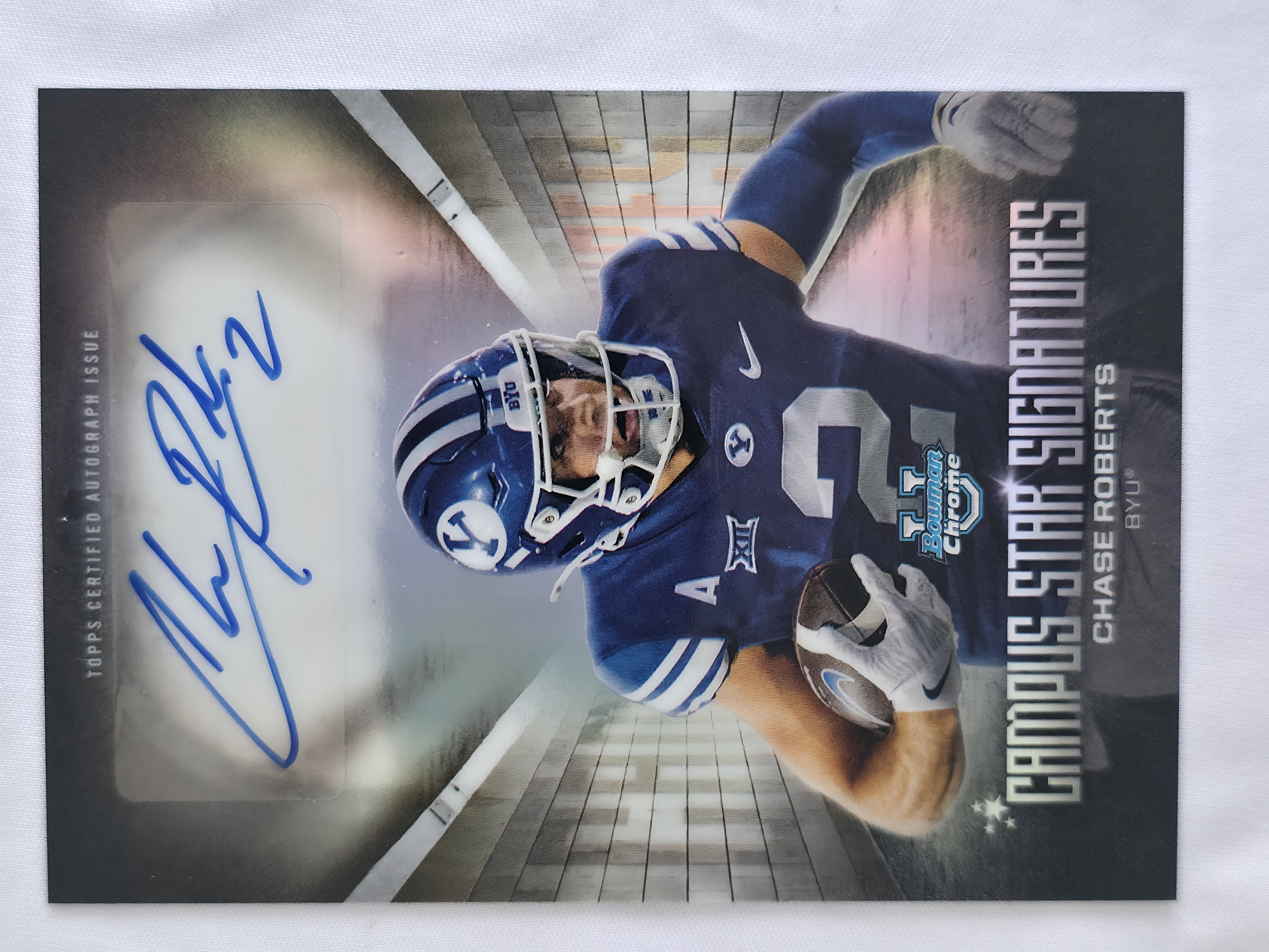2025 Bowman U Chrome Chase Roberts Campus Star Signatures Autograph 