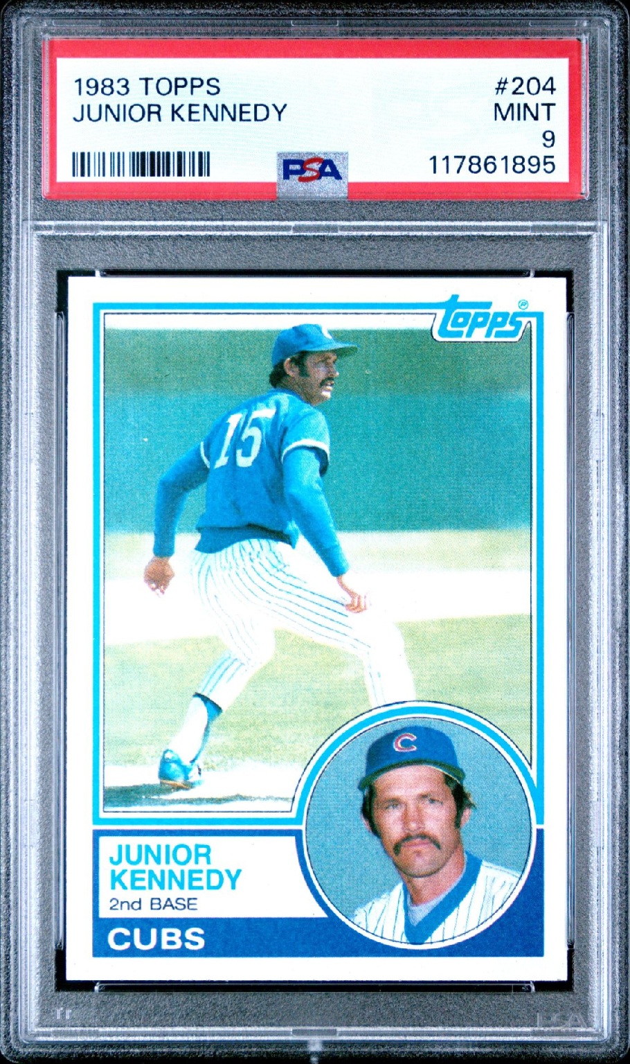 1983 Topps Junior Kennedy PSA 9