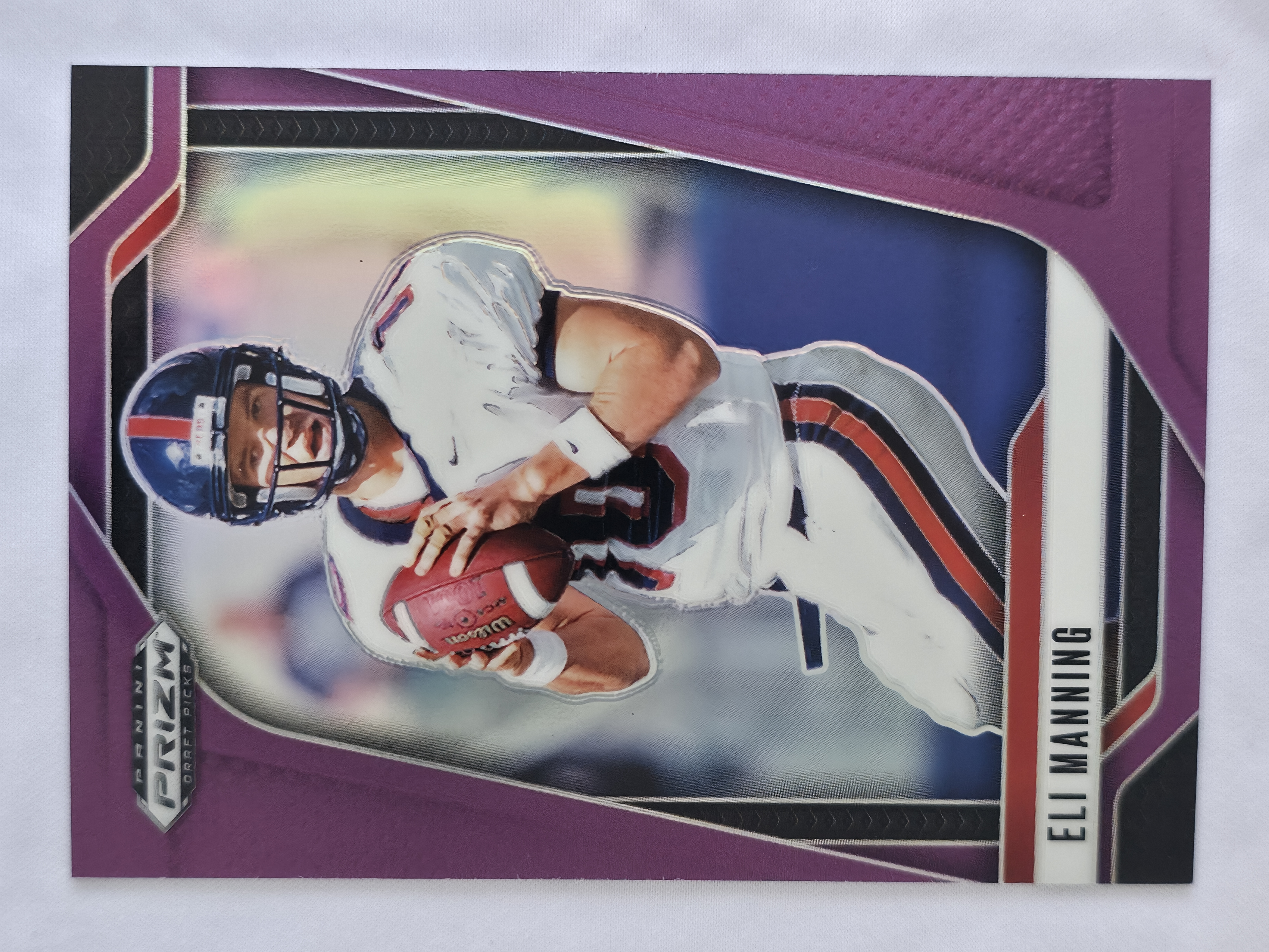 2025 Prizm Draft Picks Eli Manning Purple 58/99