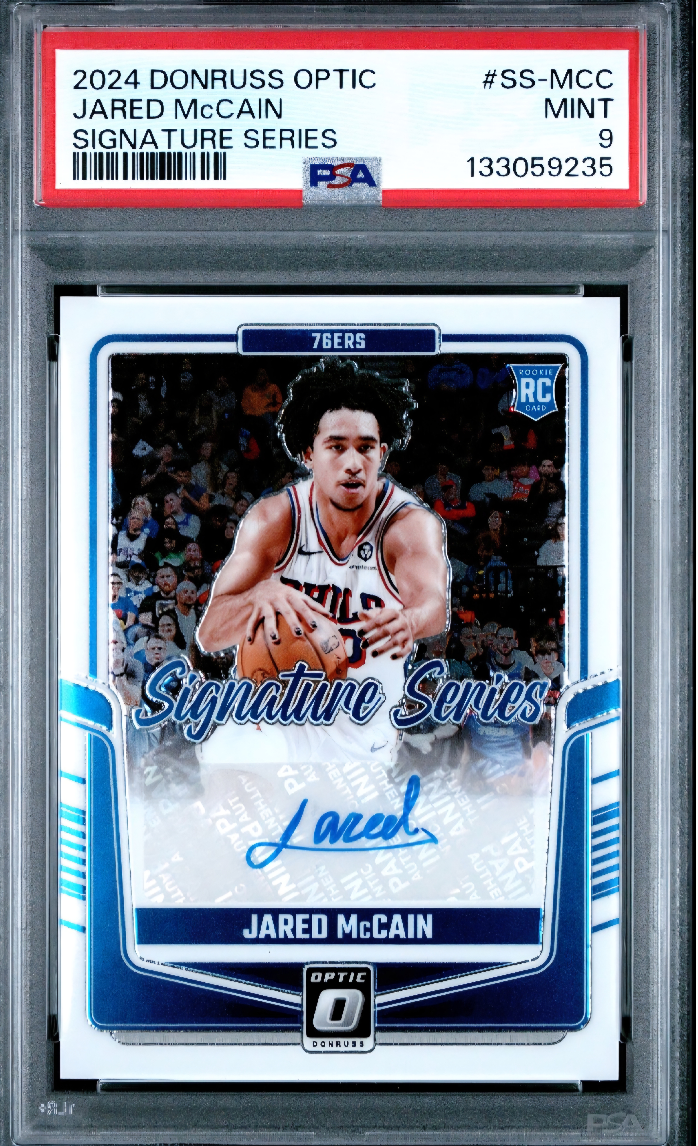 2024 Donruss Optic Jared McCain Signature Series Auto PSA 9