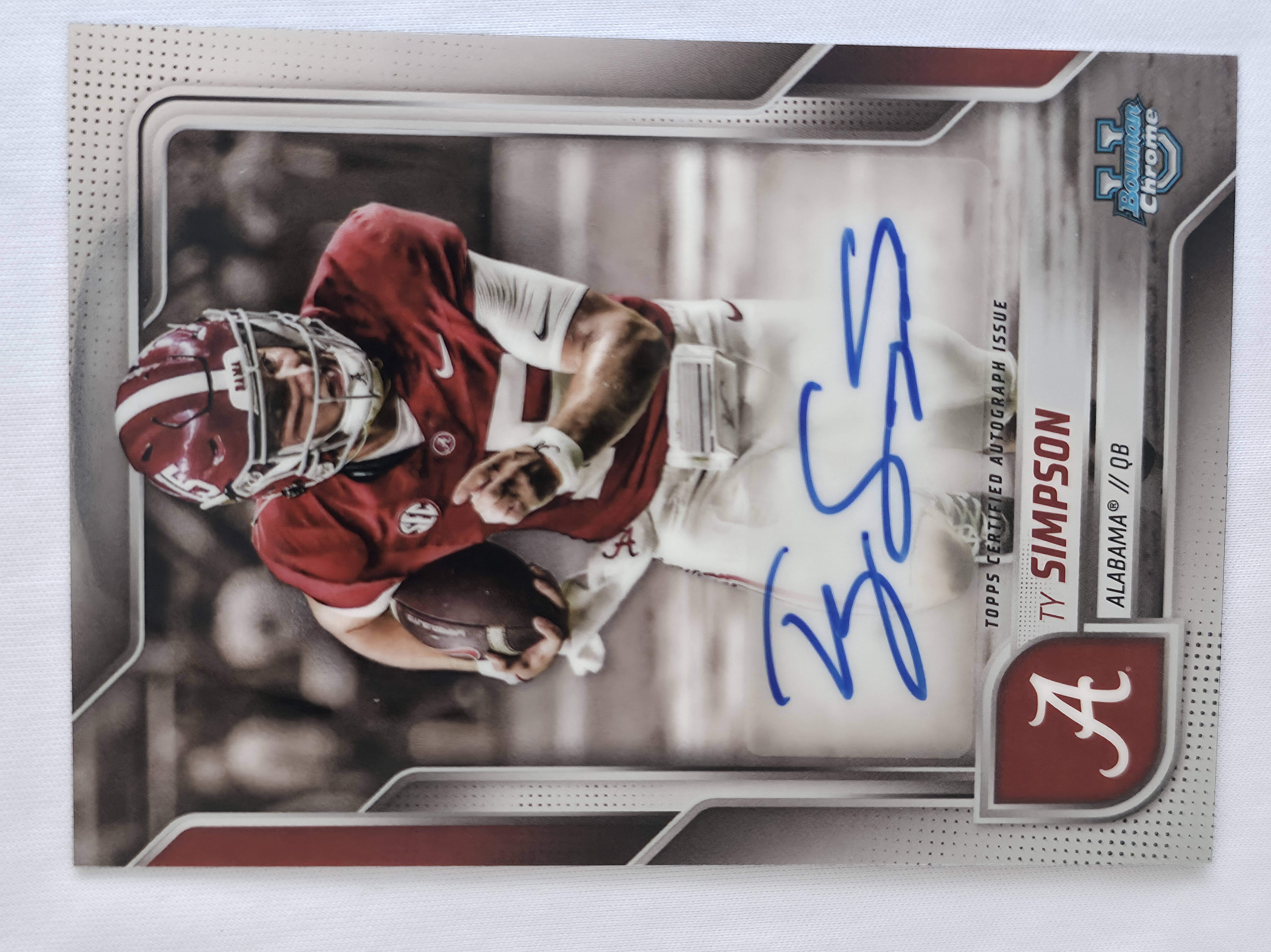 2025 Bowman U Chrome Ty Simpson Prospect Autograph 