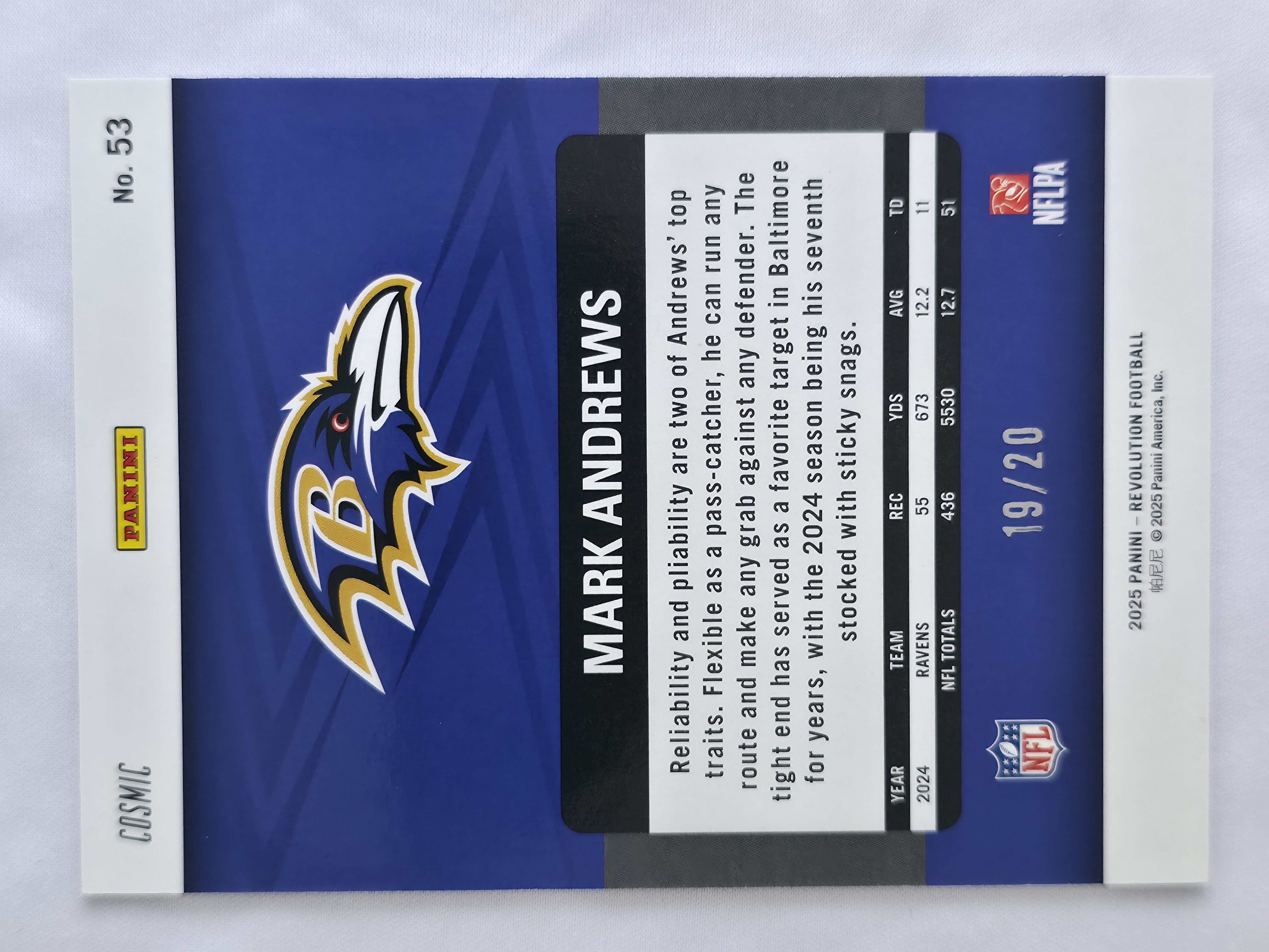 2025 Revolution Mark Andrews Cosmic 19/20