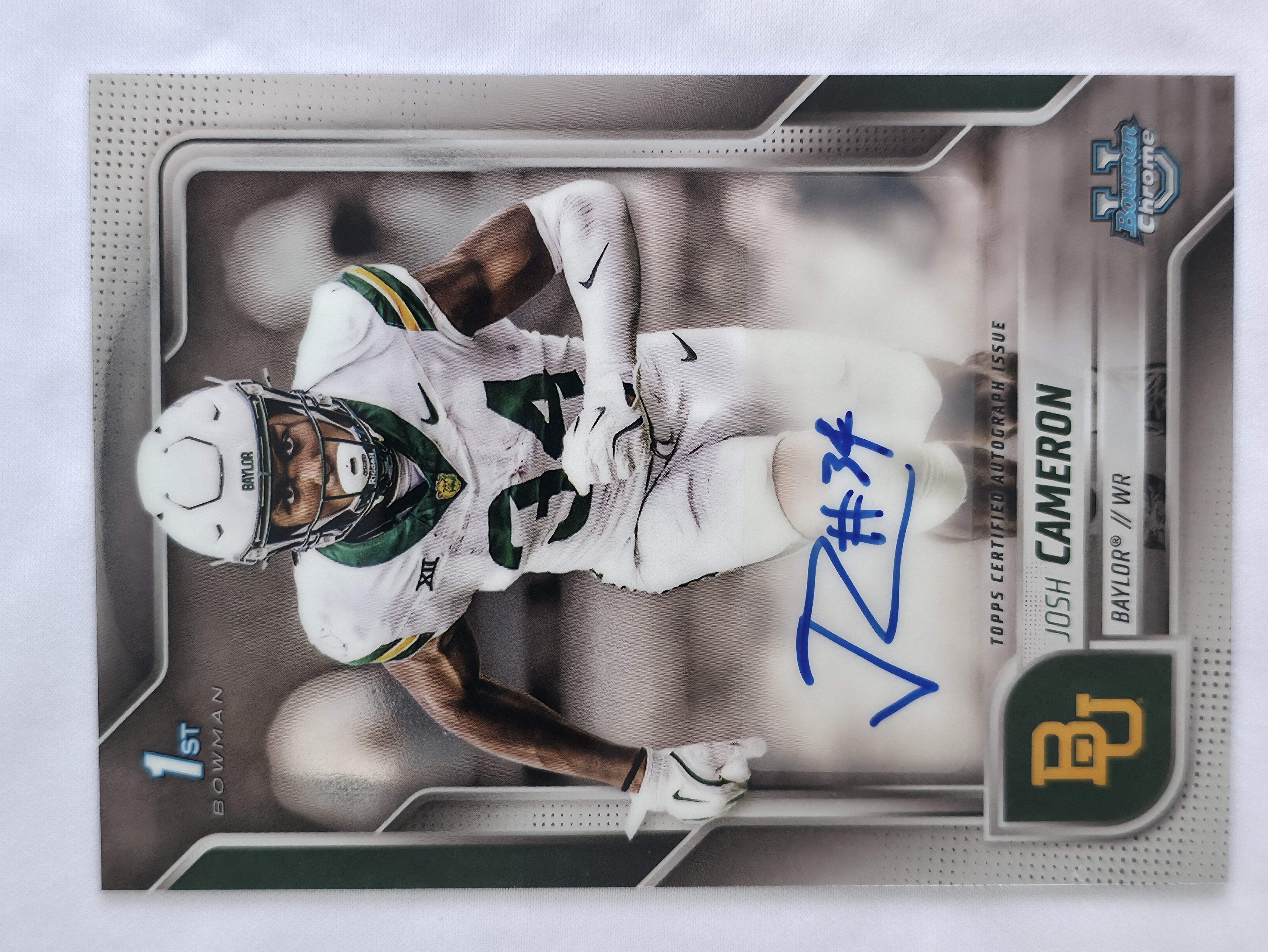 2025 Bowman U Chrome Josh Cameron Autograph 1st 