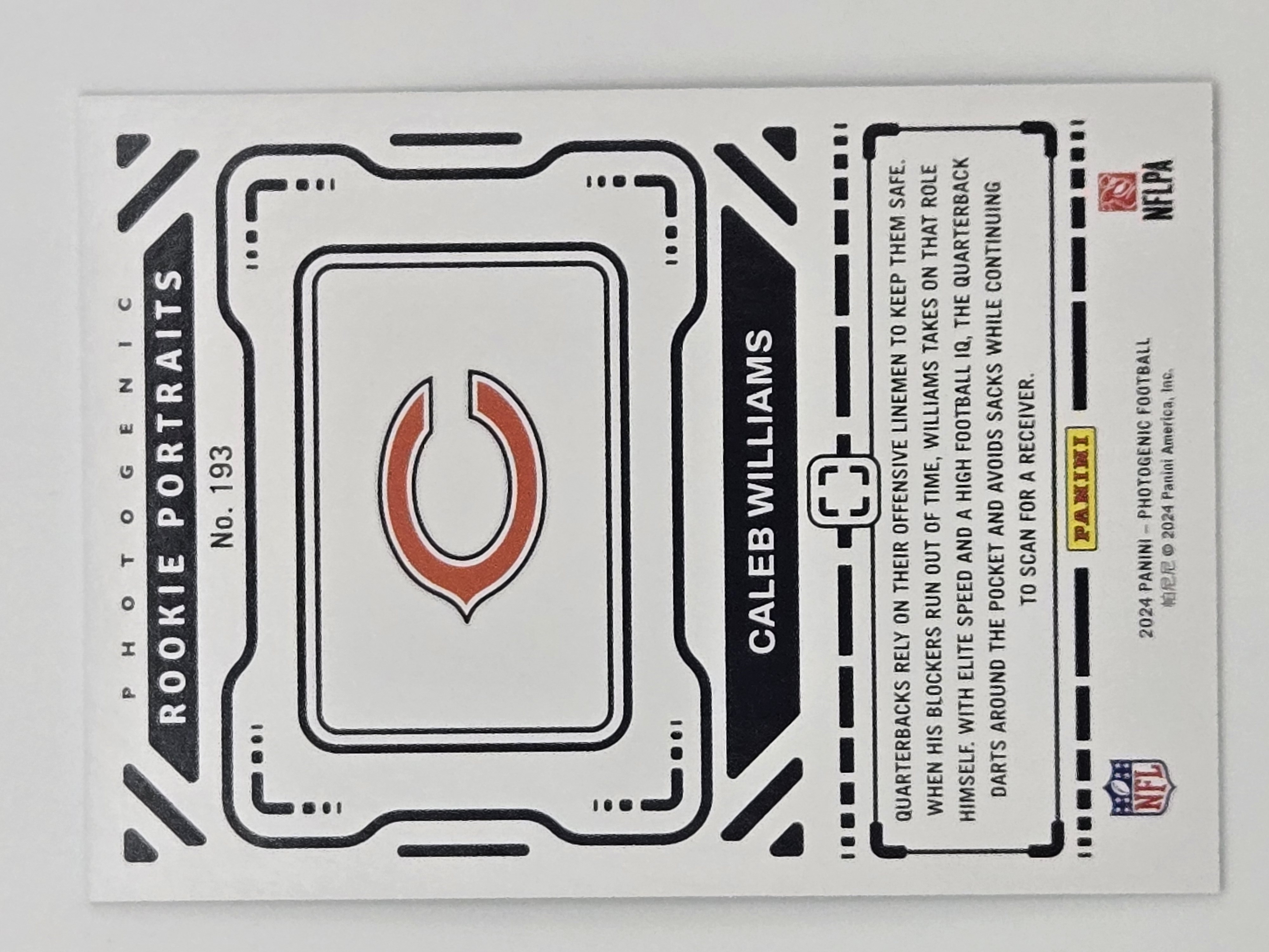 2024 Photogenic Football Rookie Portraits Caleb Williams