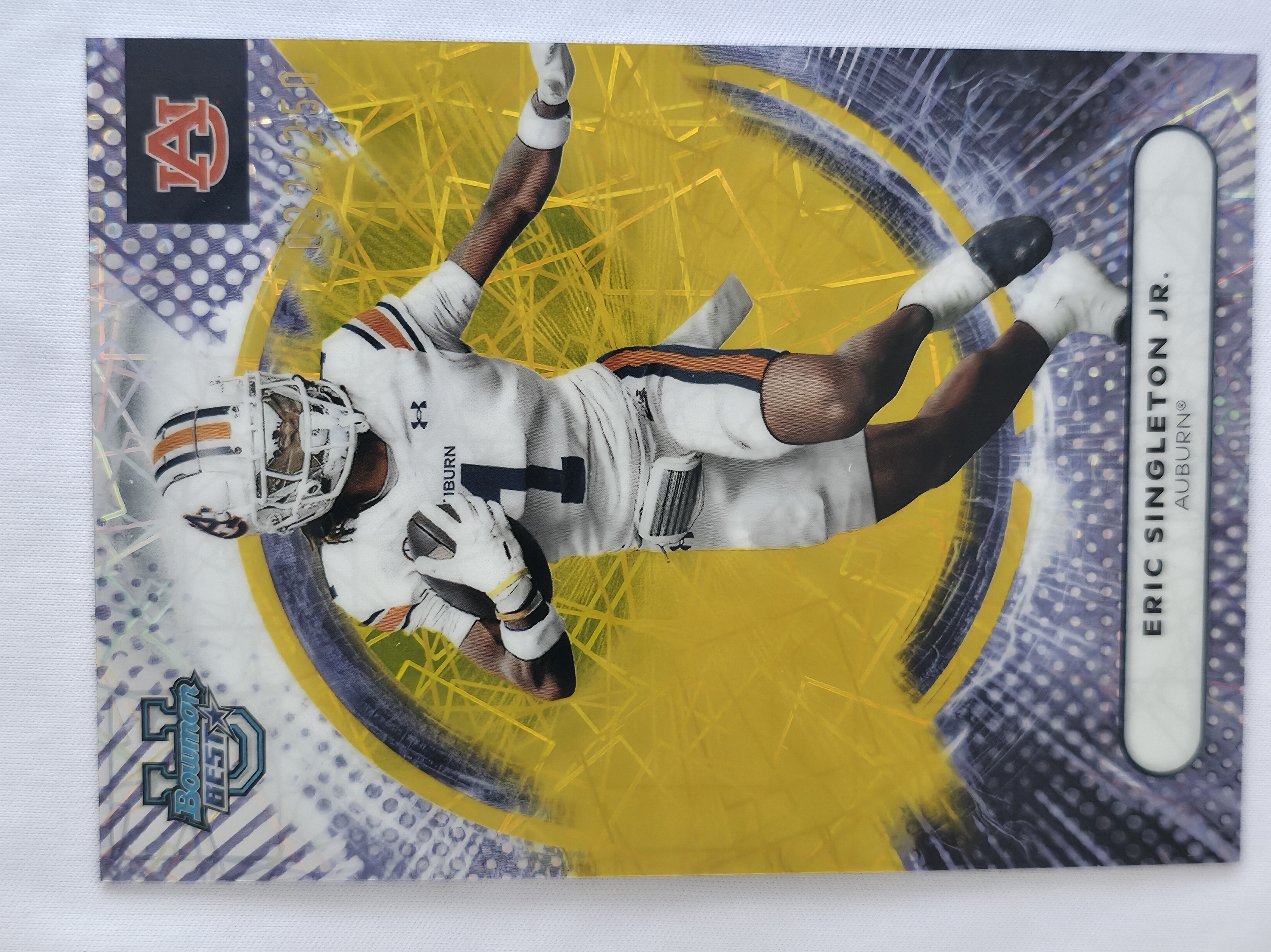 2025 Bowman U Best Eric Singleton Jr Yellow Refractor 22/250