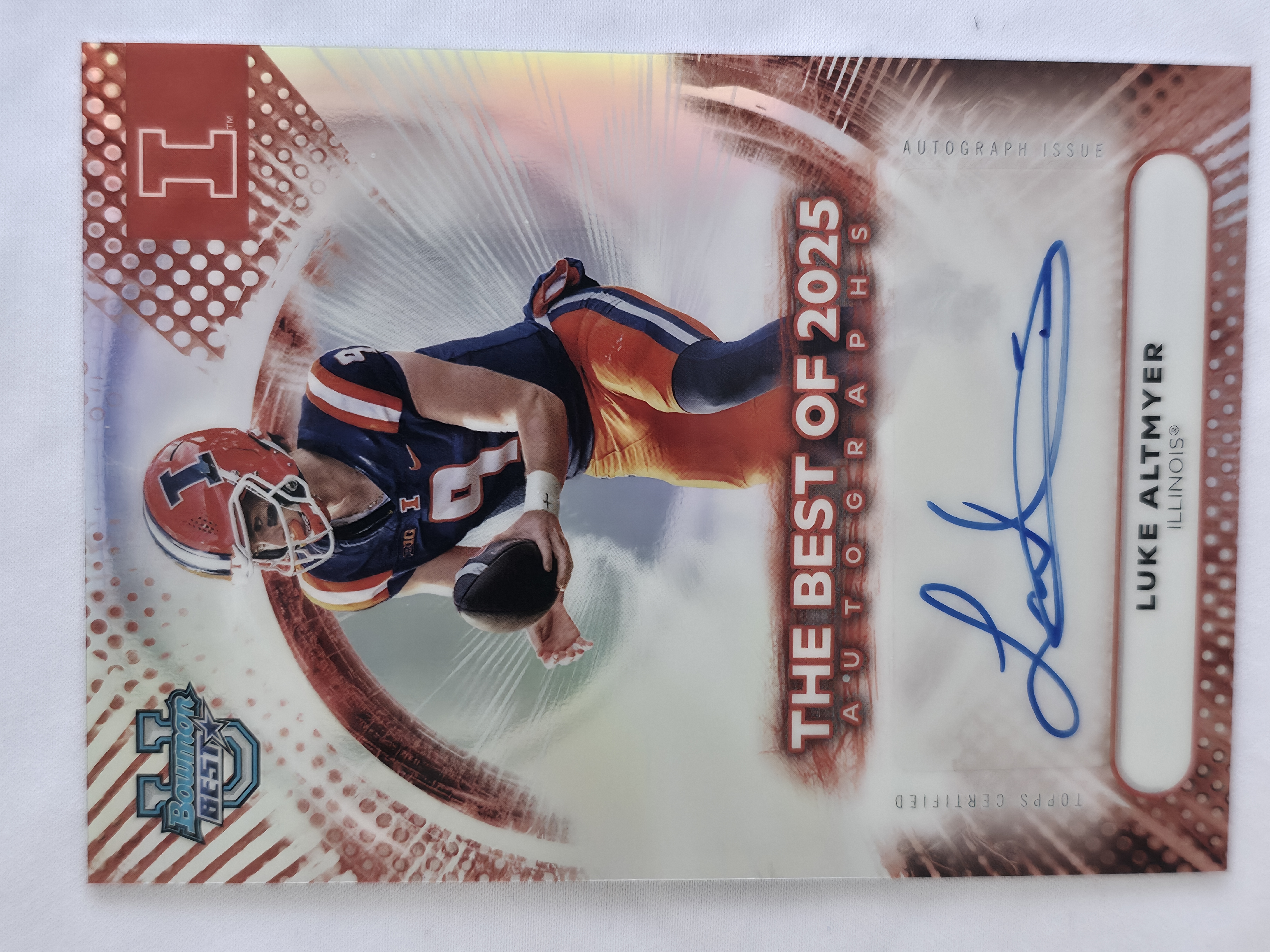 2025 Bowman U Best Luke Altmyer Refractor Autograph 