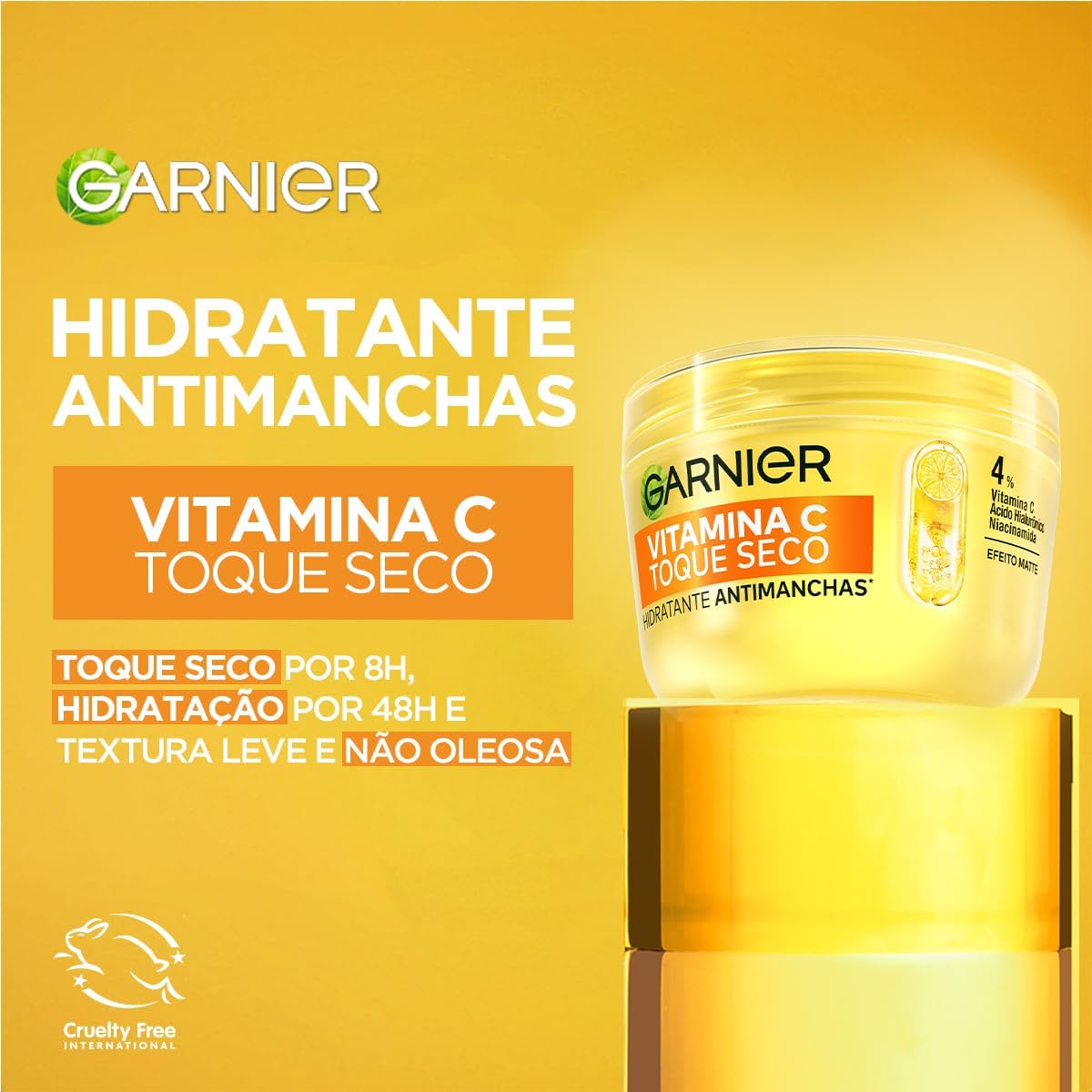 Garnier Uniform & Matte Hidratante Facial Toque Seco Antimanchas 85 G