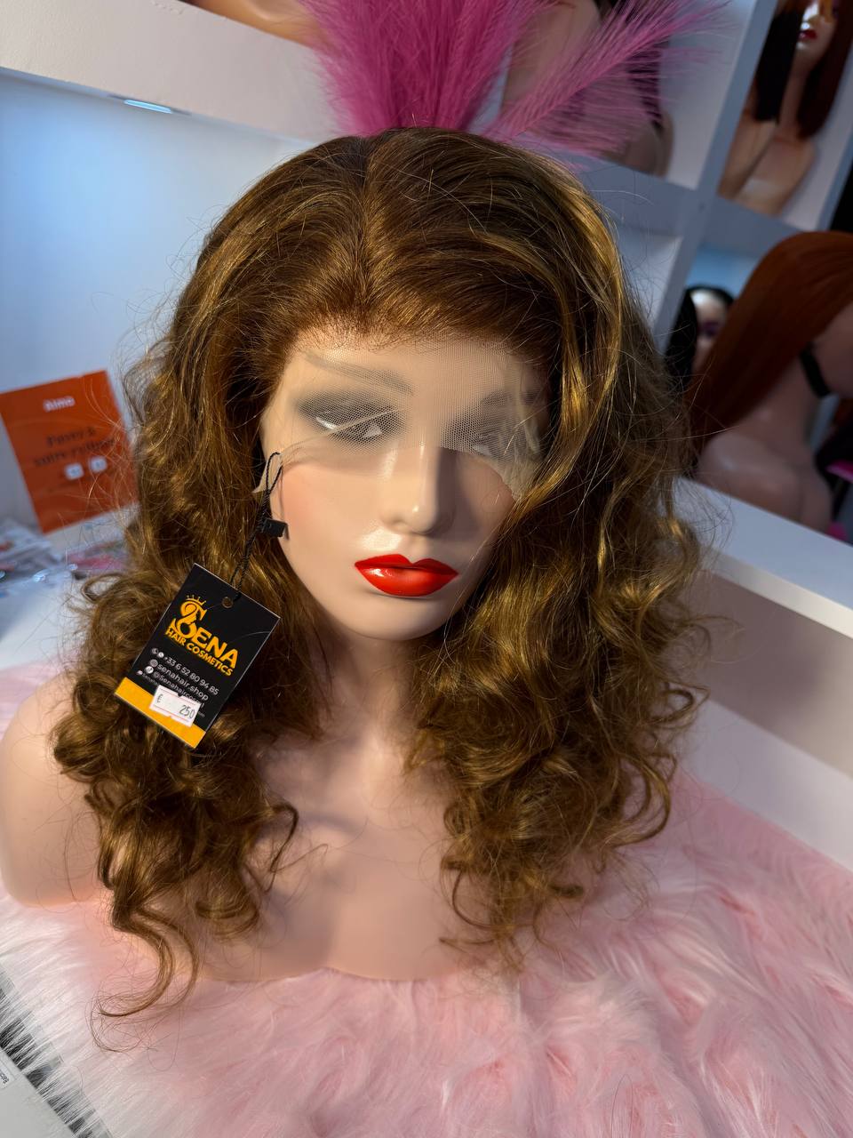 Perruque Bouclée Blonde