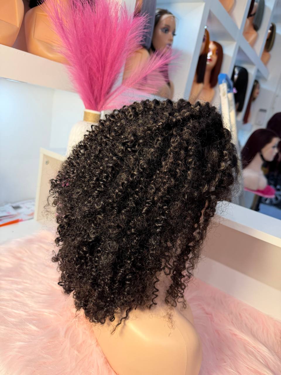 Perruque Bouclée Naturelle