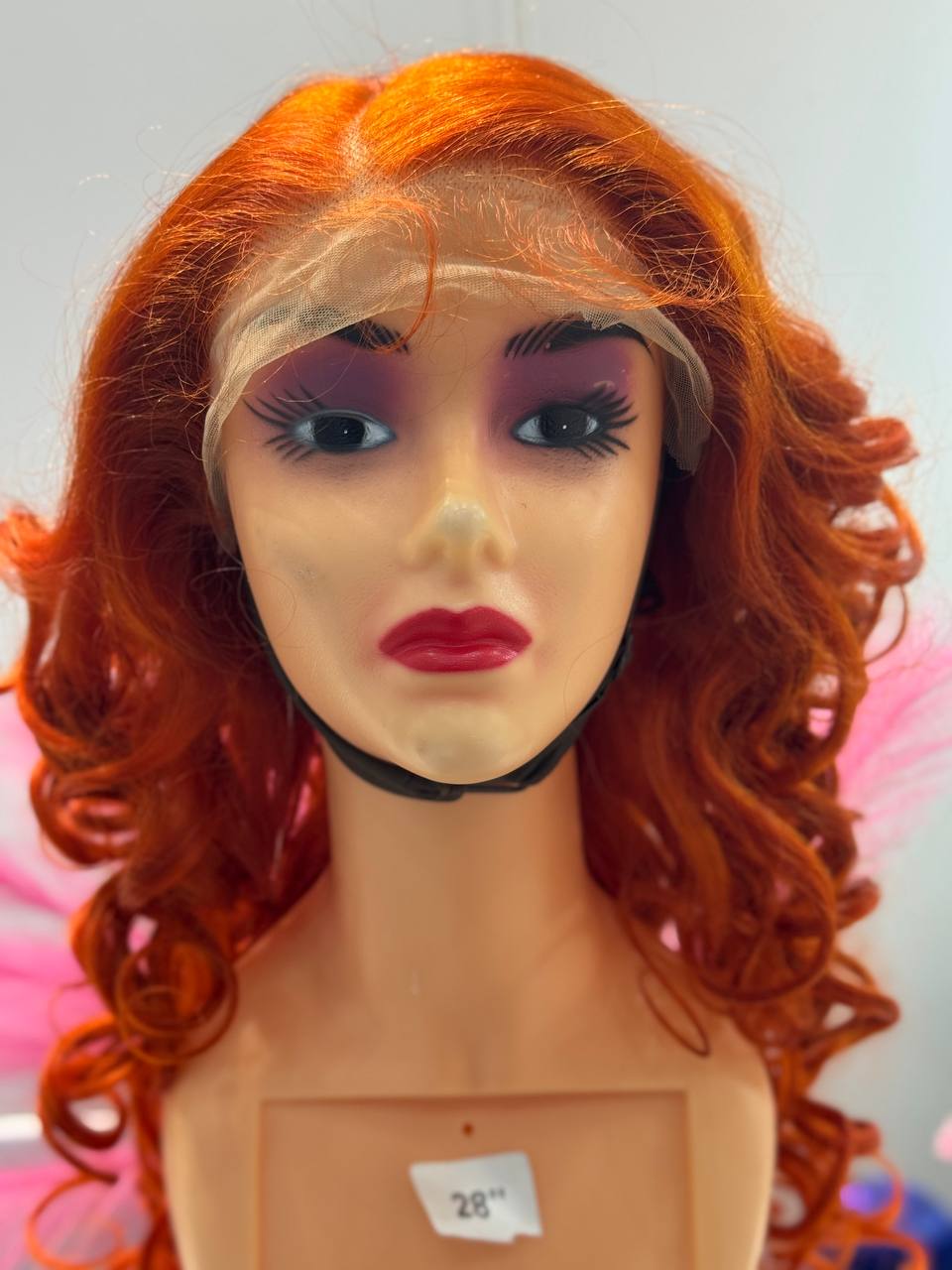 Blind Hair Perruque bouclée rousse