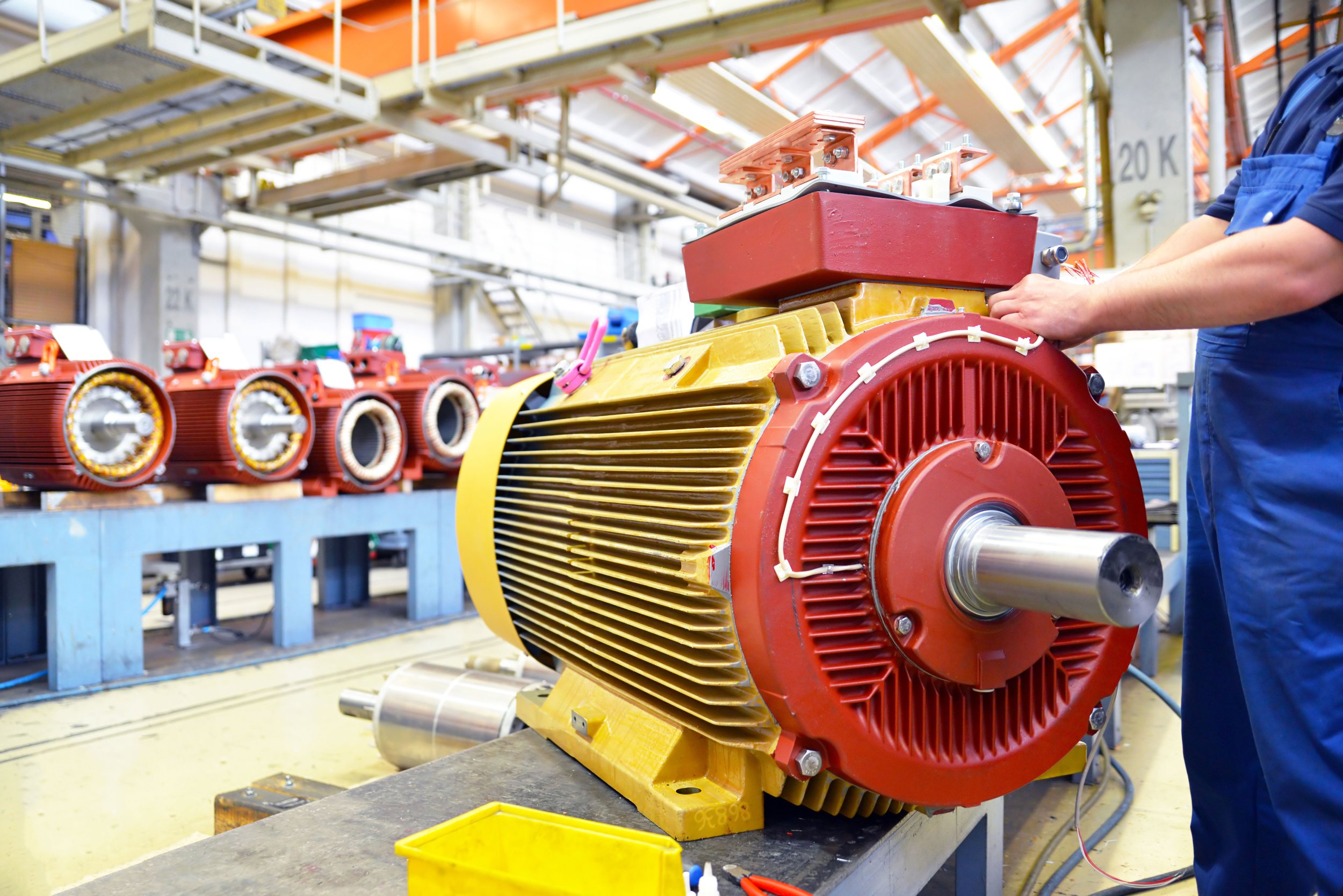 Rewinding Industrial Electric Motor