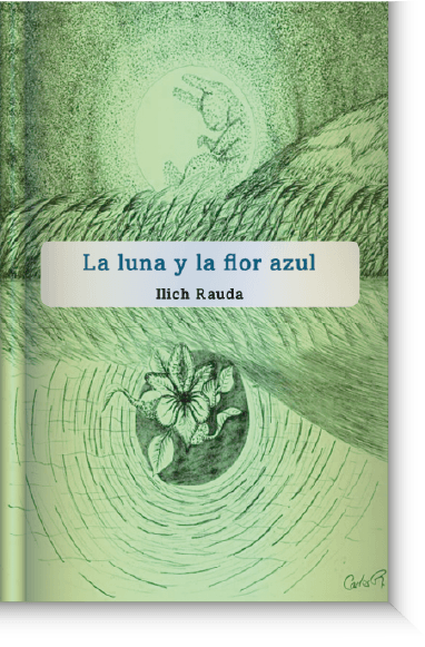 La luna y la flor azul