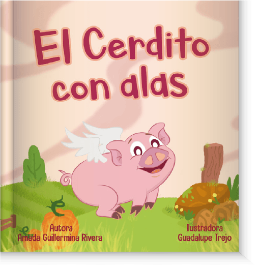 El cerdito con alas 