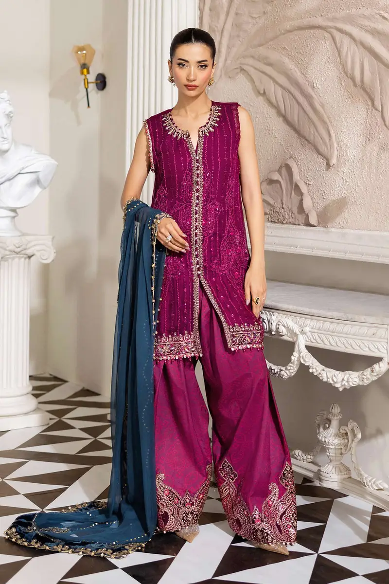 MARIA B Stitched Luxury Chiffon 2025