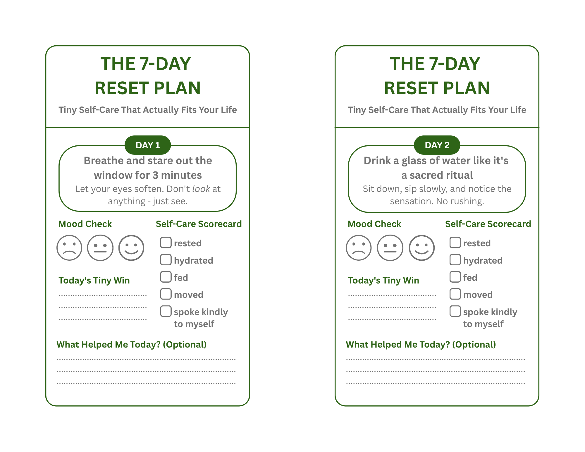 The 7-Day Reset Plan