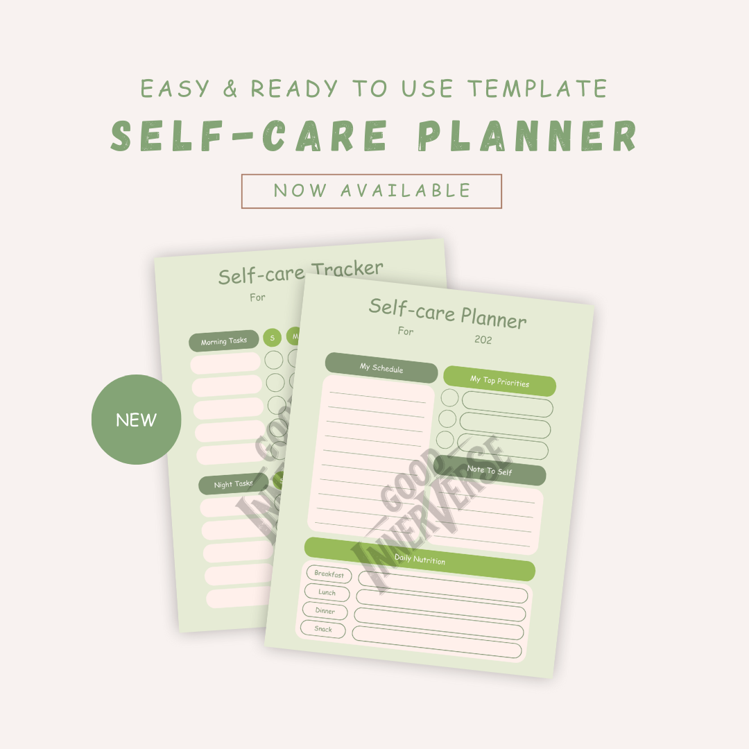 Self-Care Planner-Tracker