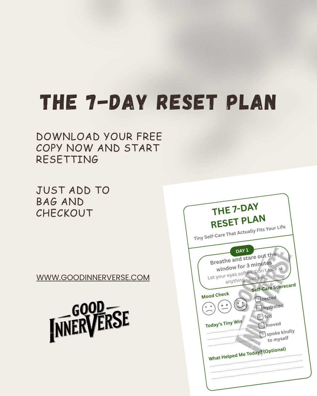 The 7-Day Reset Plan