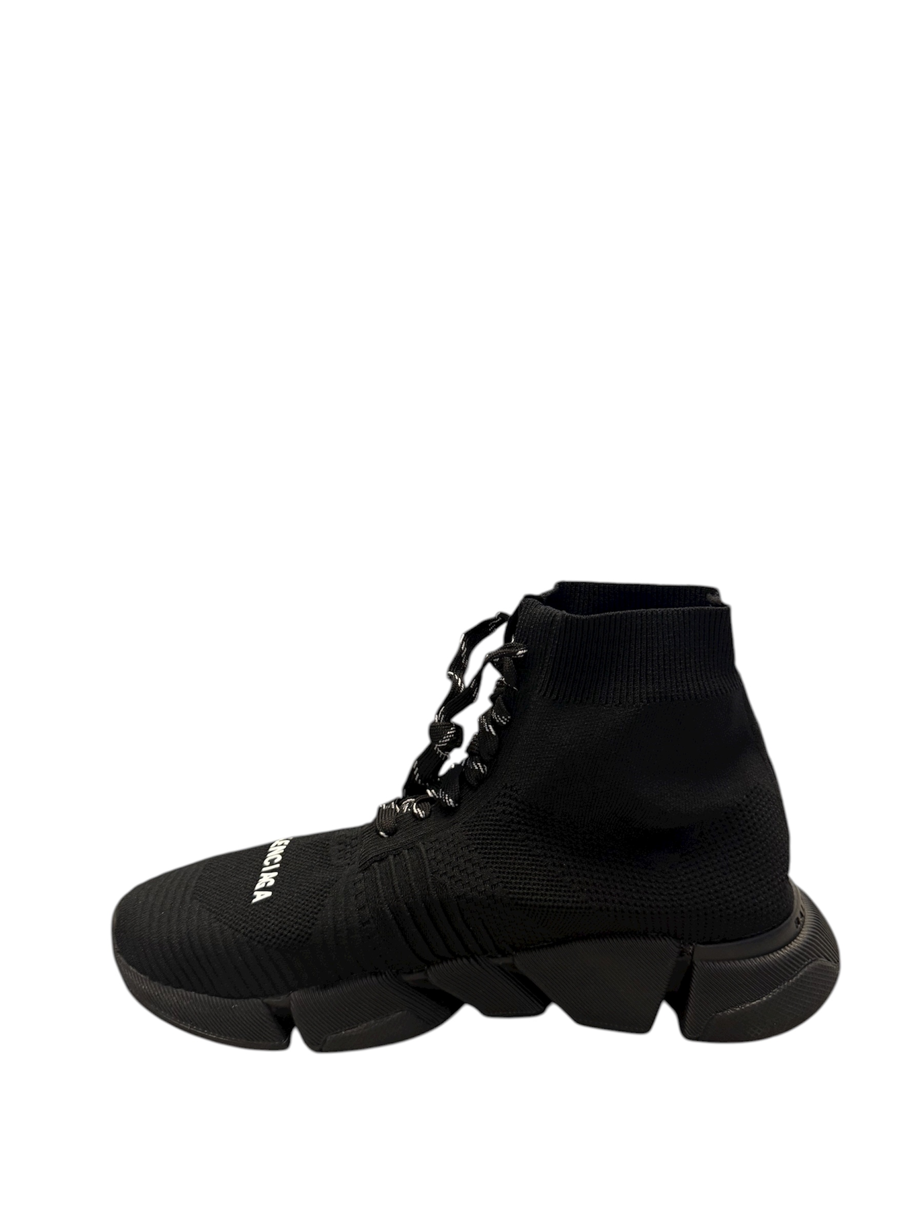 Balenciaga Speed Trainer Lace Up 2.0 Schwarz