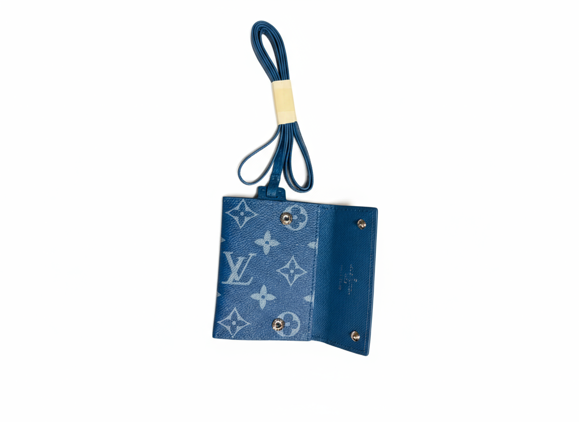 Louis Vuitton Monogram Blue Card Holder