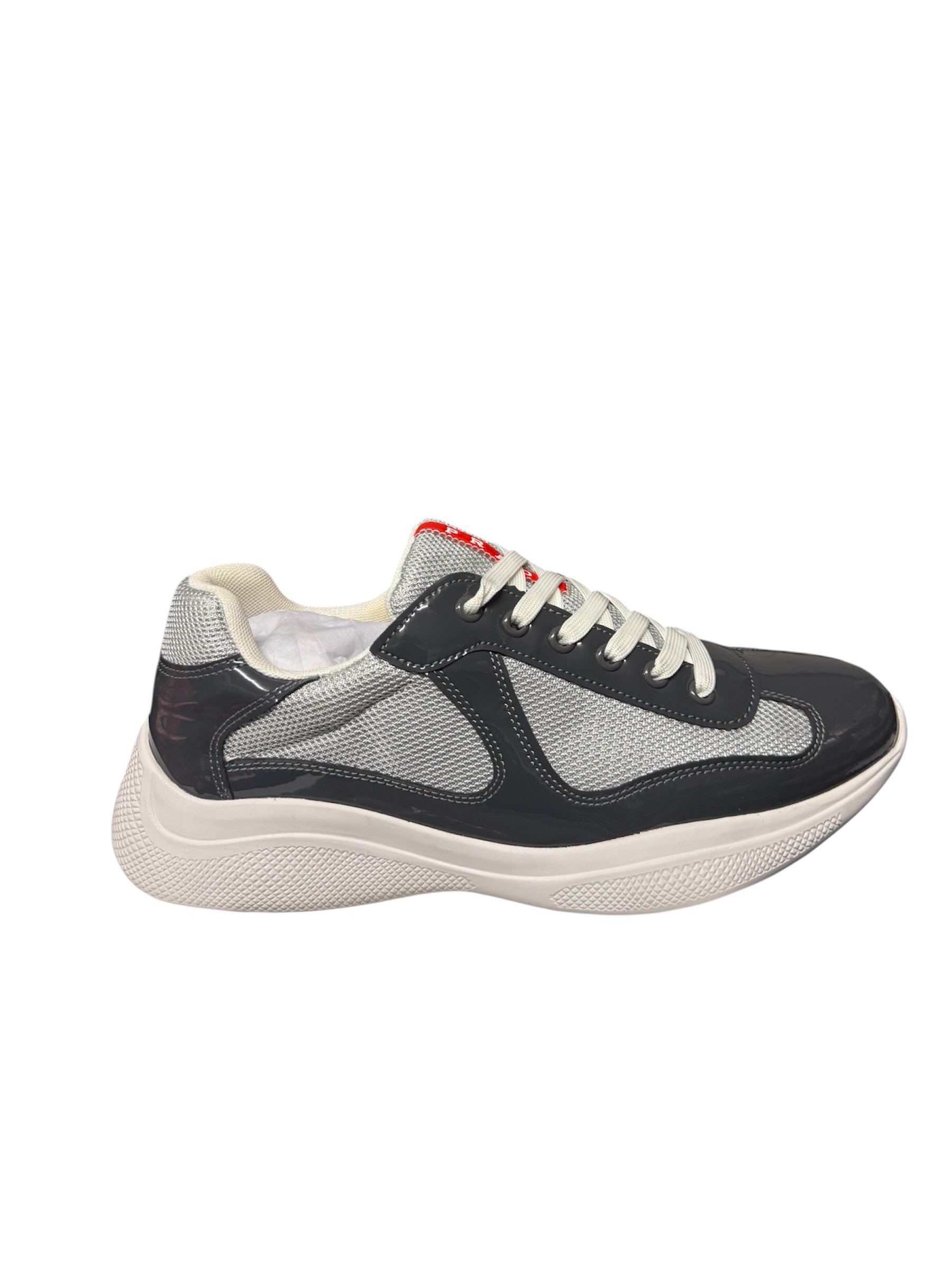 Prada Cup's Dunkelgrau/Weiß