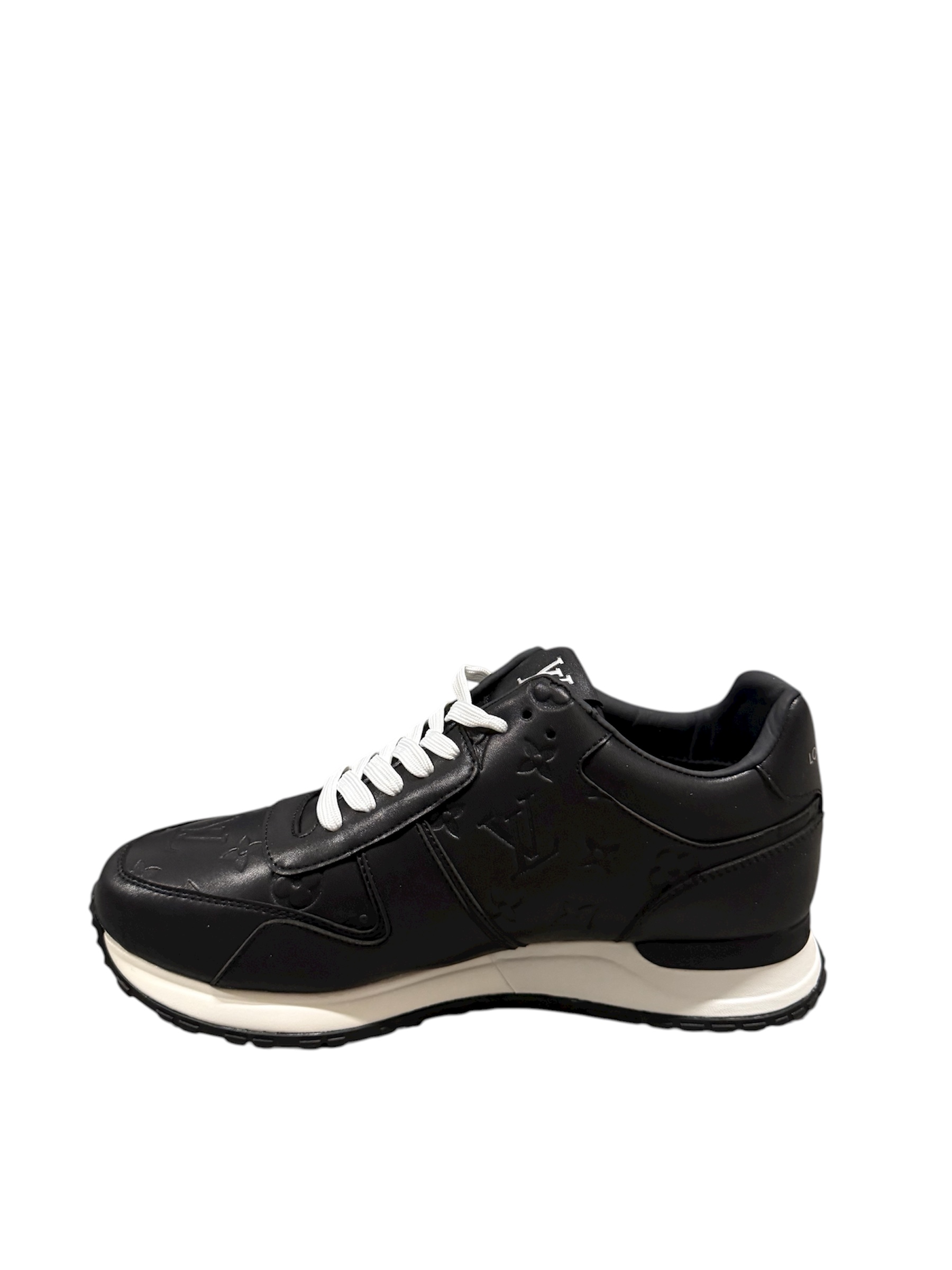 Louis Vuitton Black Leather Sneakers