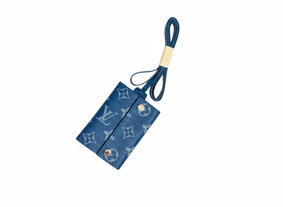 Louis Vuitton Monogram Blue Card Holder