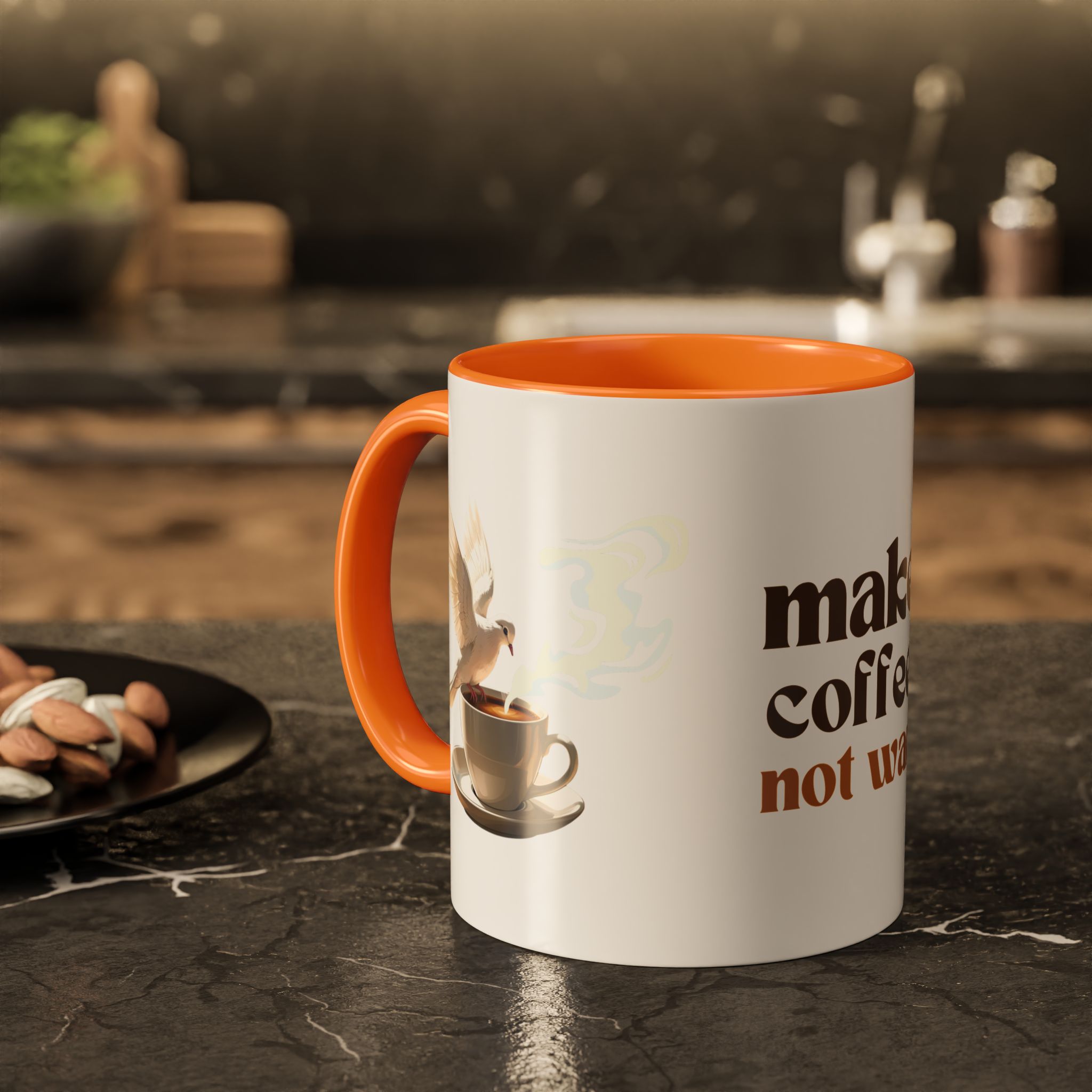 Make Coffee, Not War ☕️🕊️ Coffee Mug