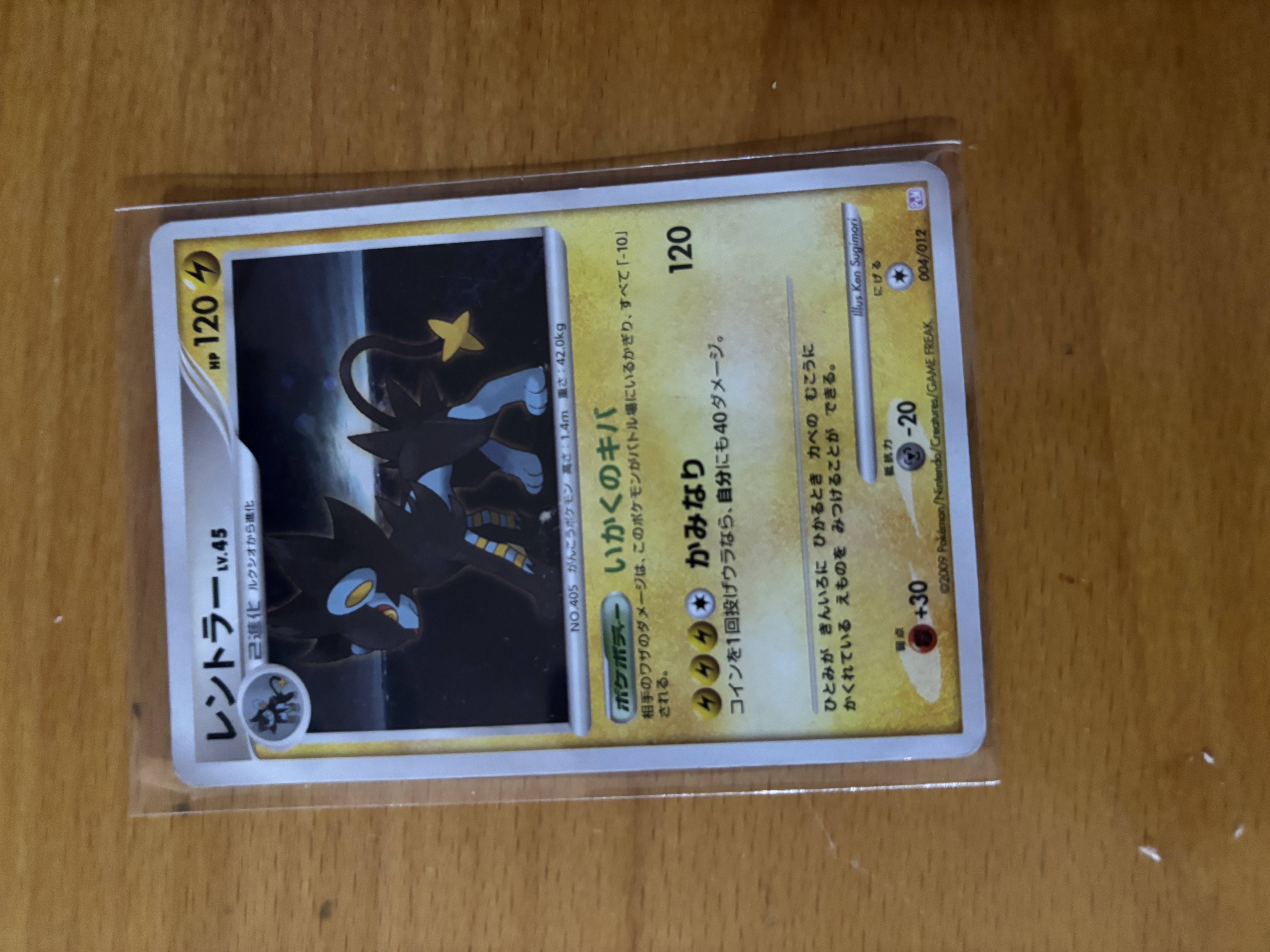 Luxray Pokémon Card holo