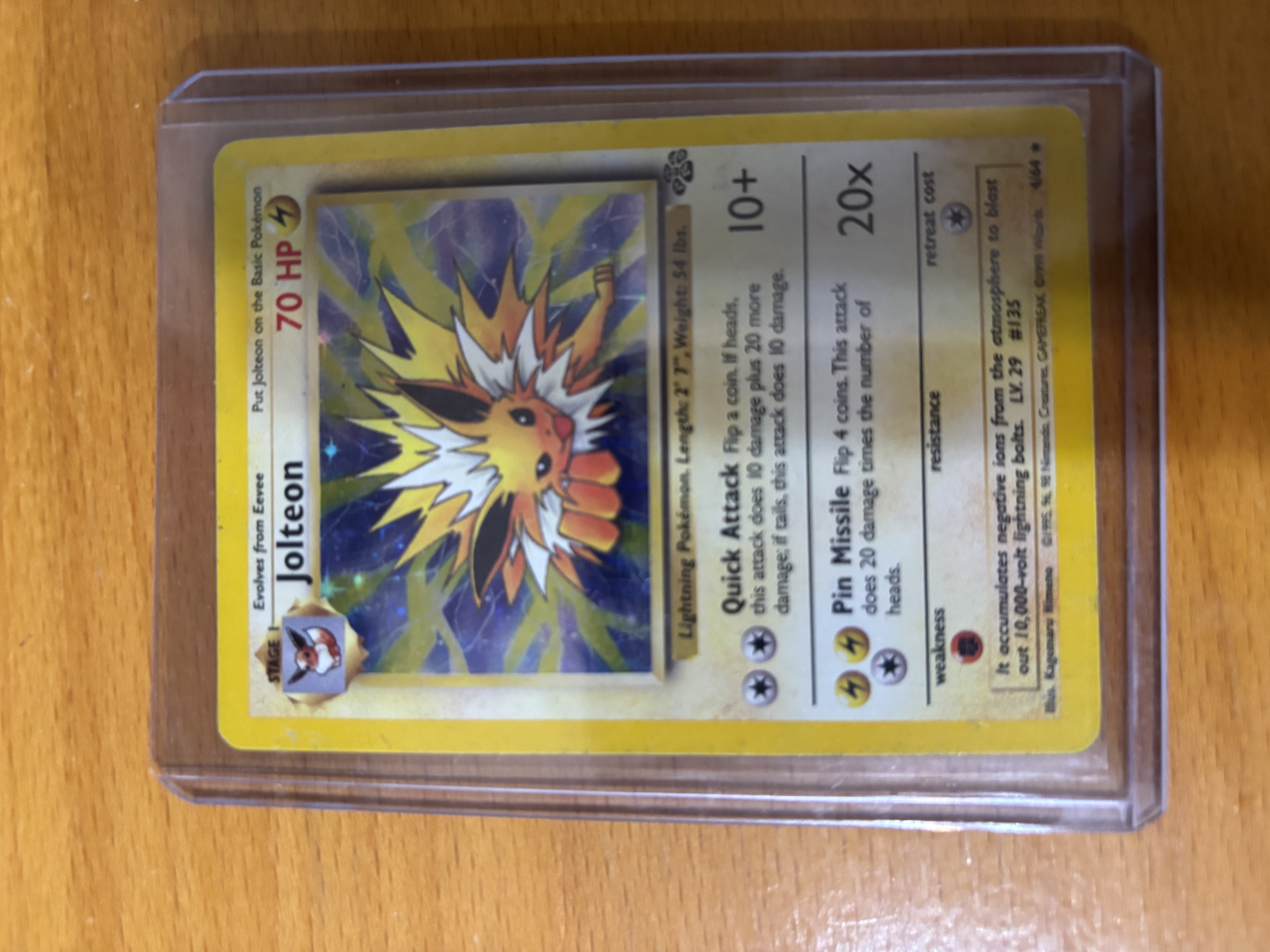 Jolteon Pokémon Card