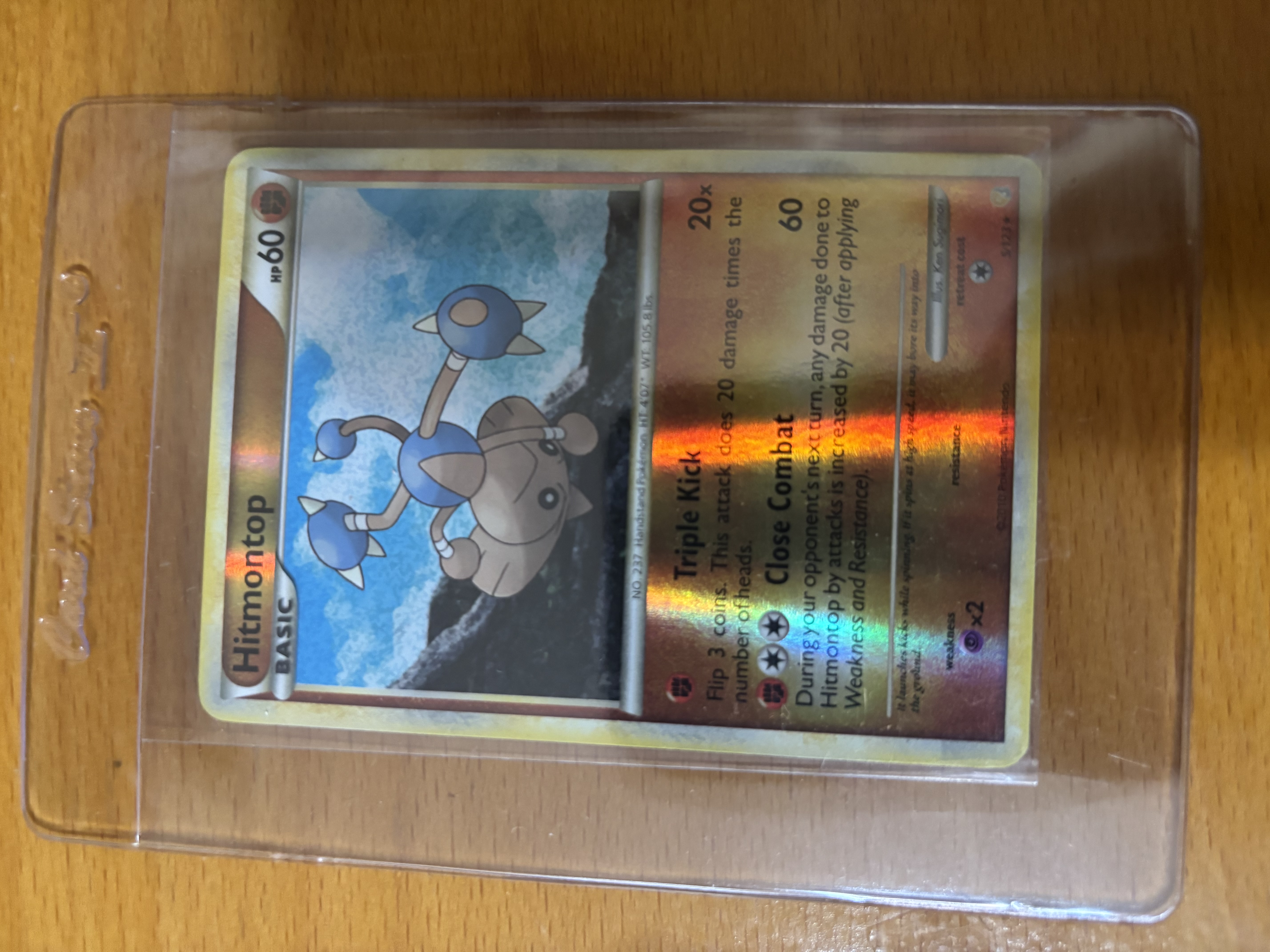 Hitmontop Pokémon Trading Card