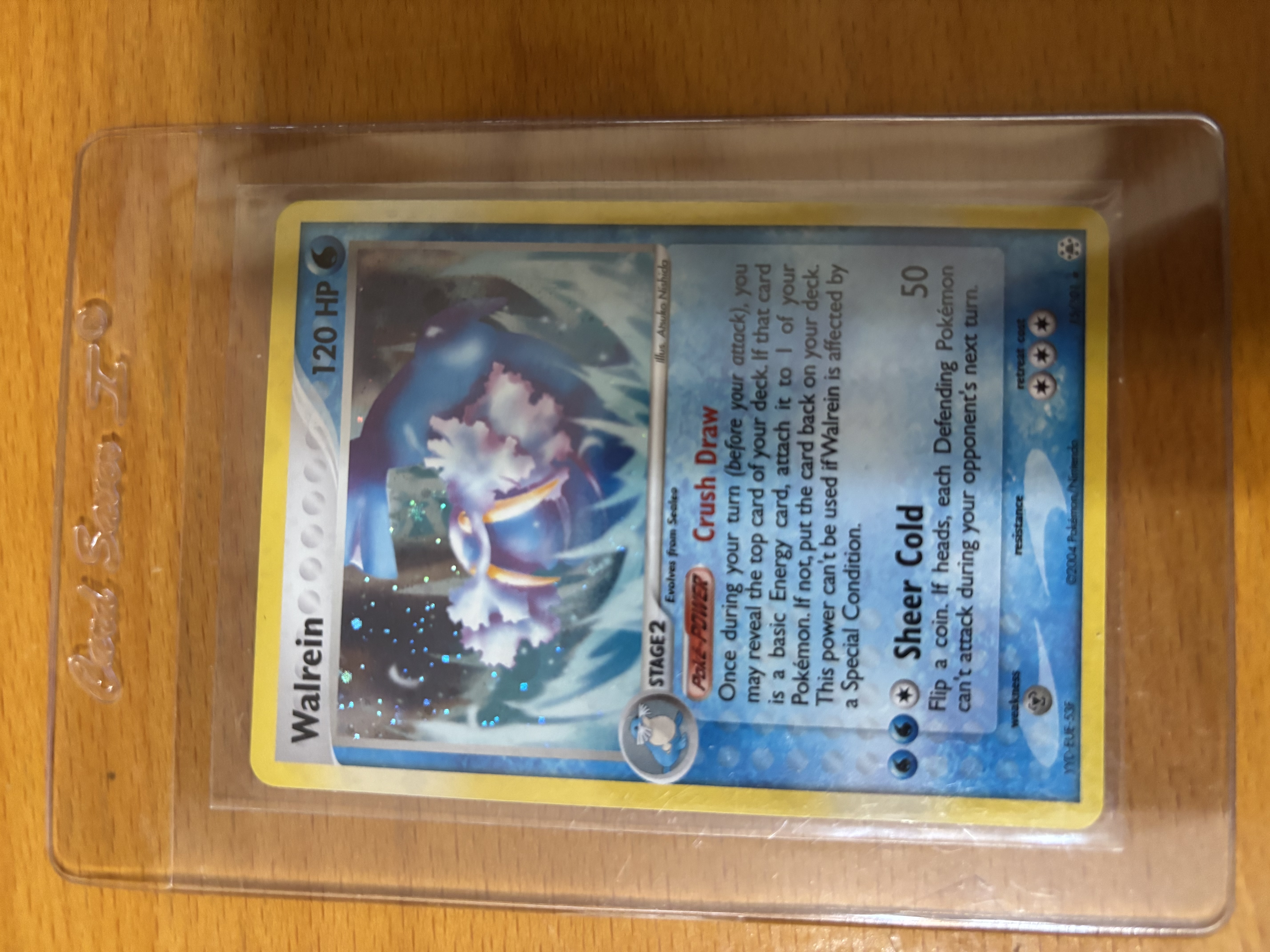 Walrein Pokémon Trading Card
