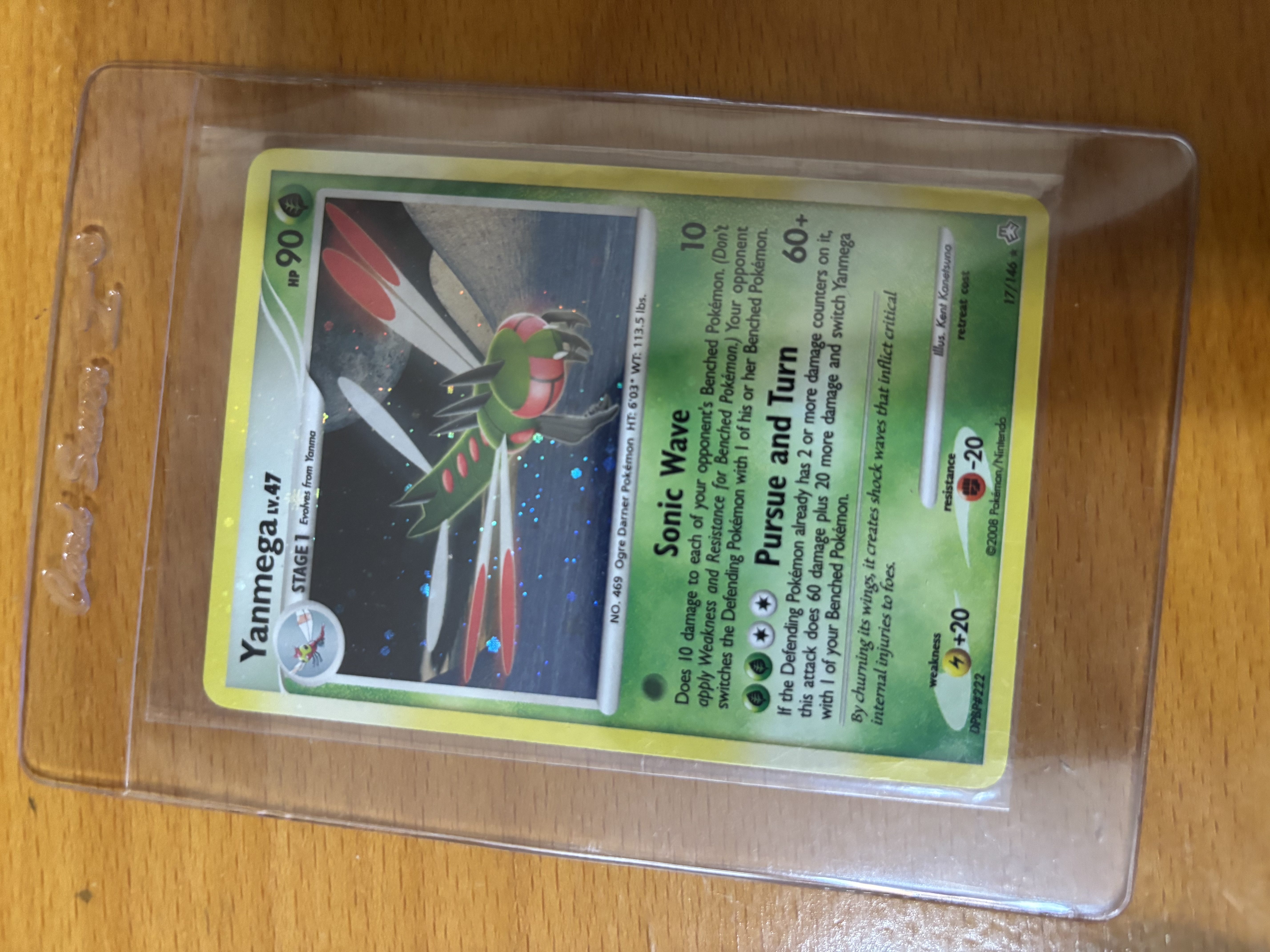 Yanmega Pokémon Trading Card