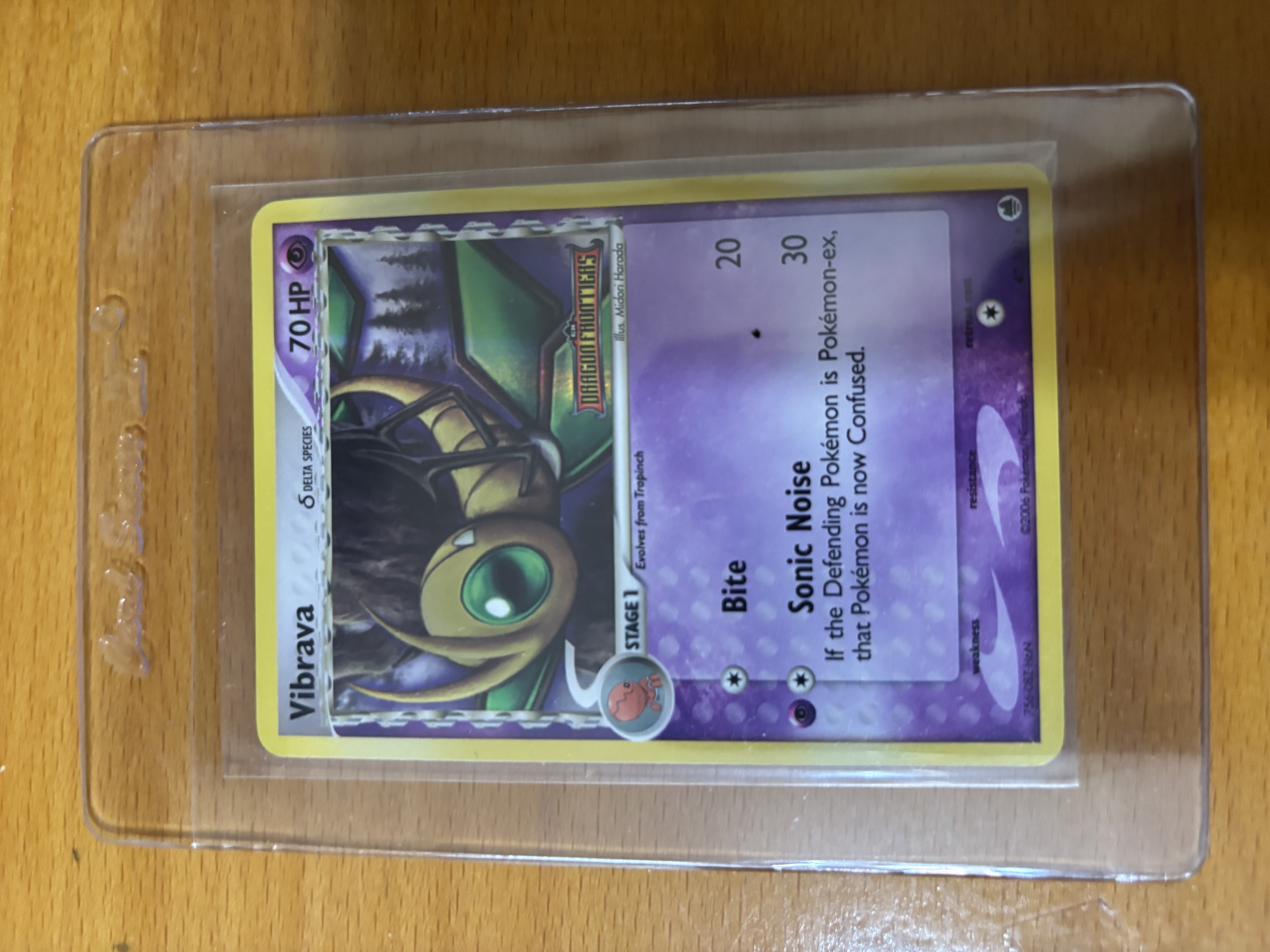 Vibrava Pokémon Trading Card delta species