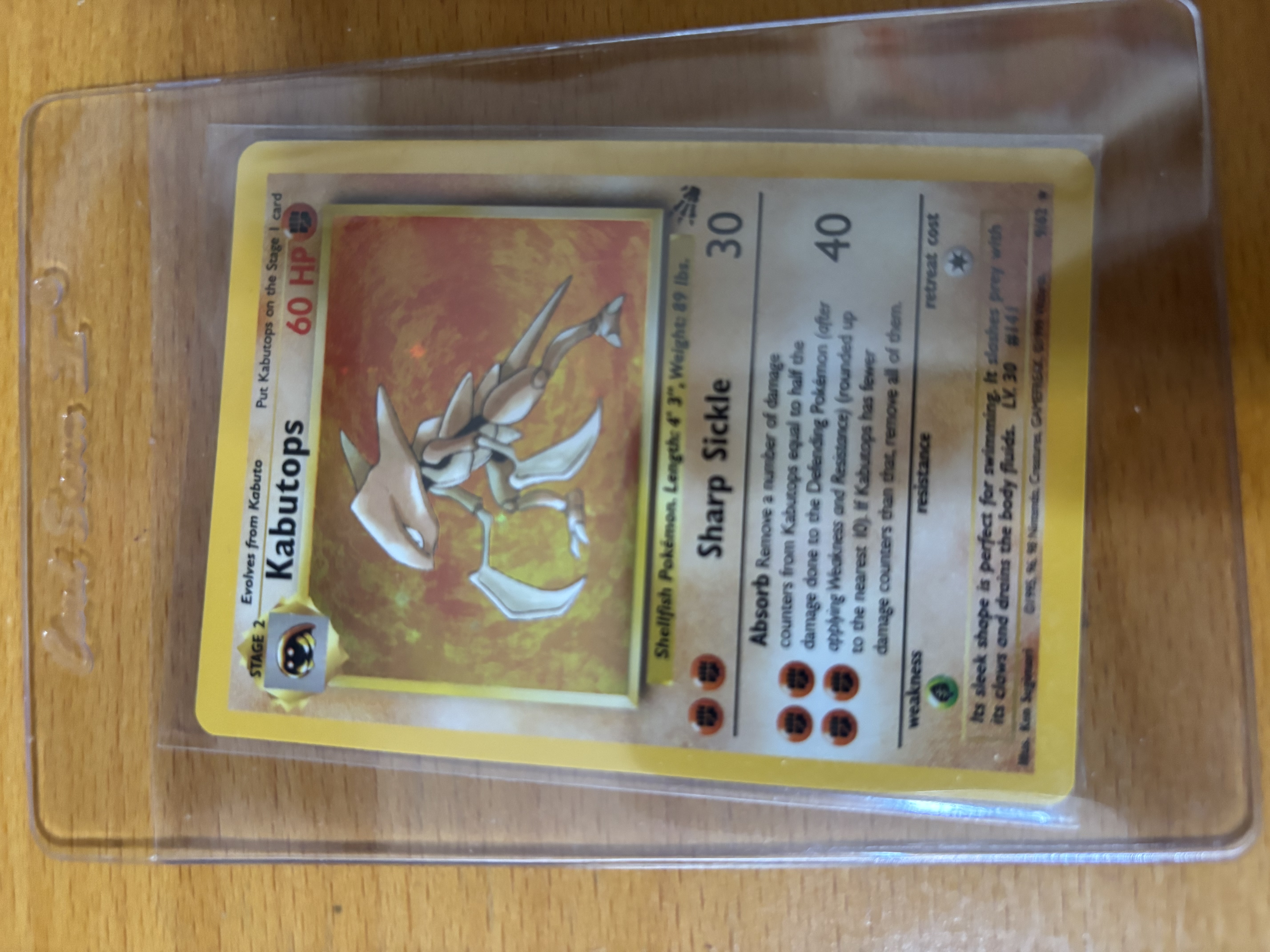 Kabutops Pokémon Card