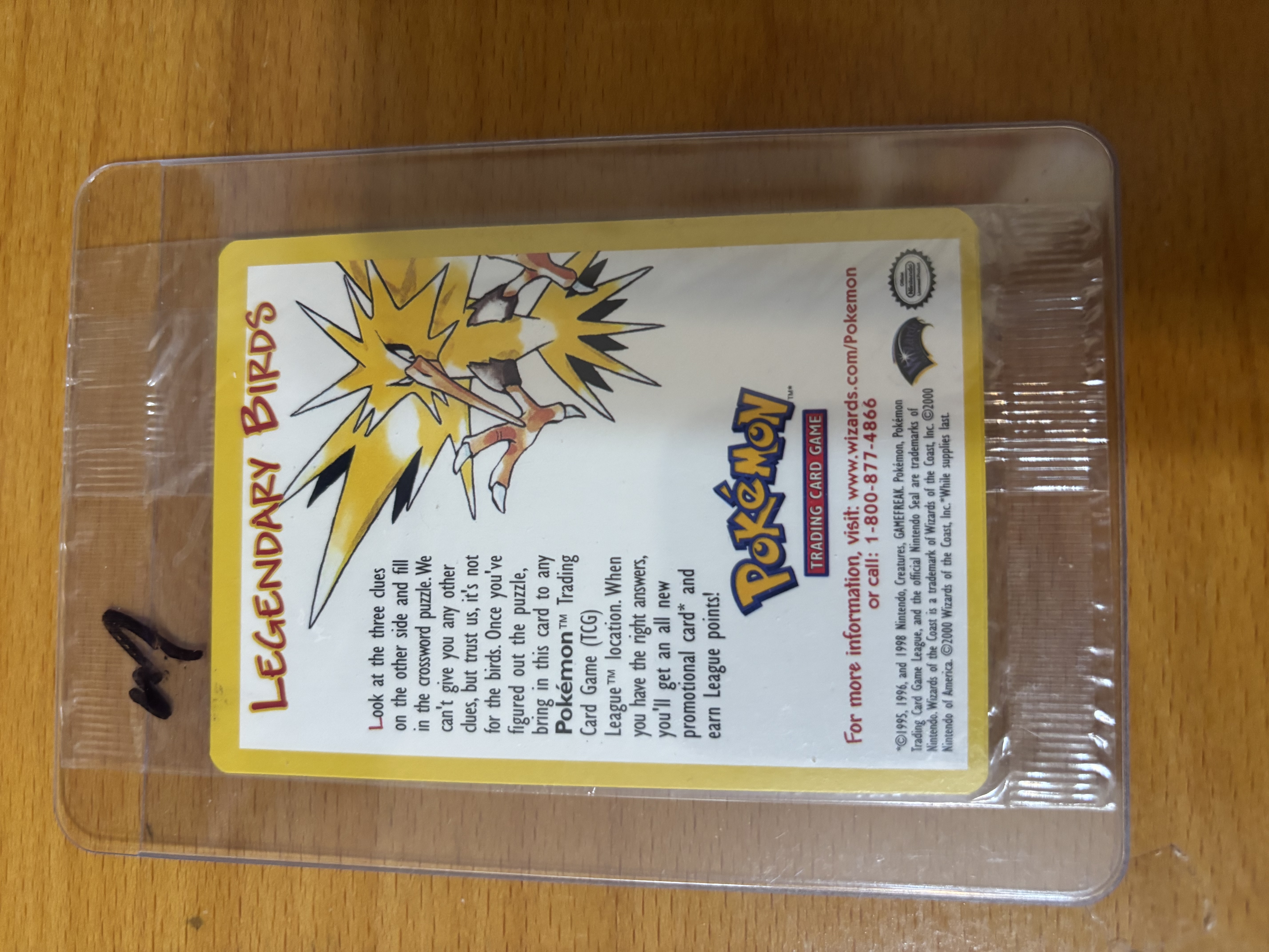 Legendary Birds Pokémon Promo Card