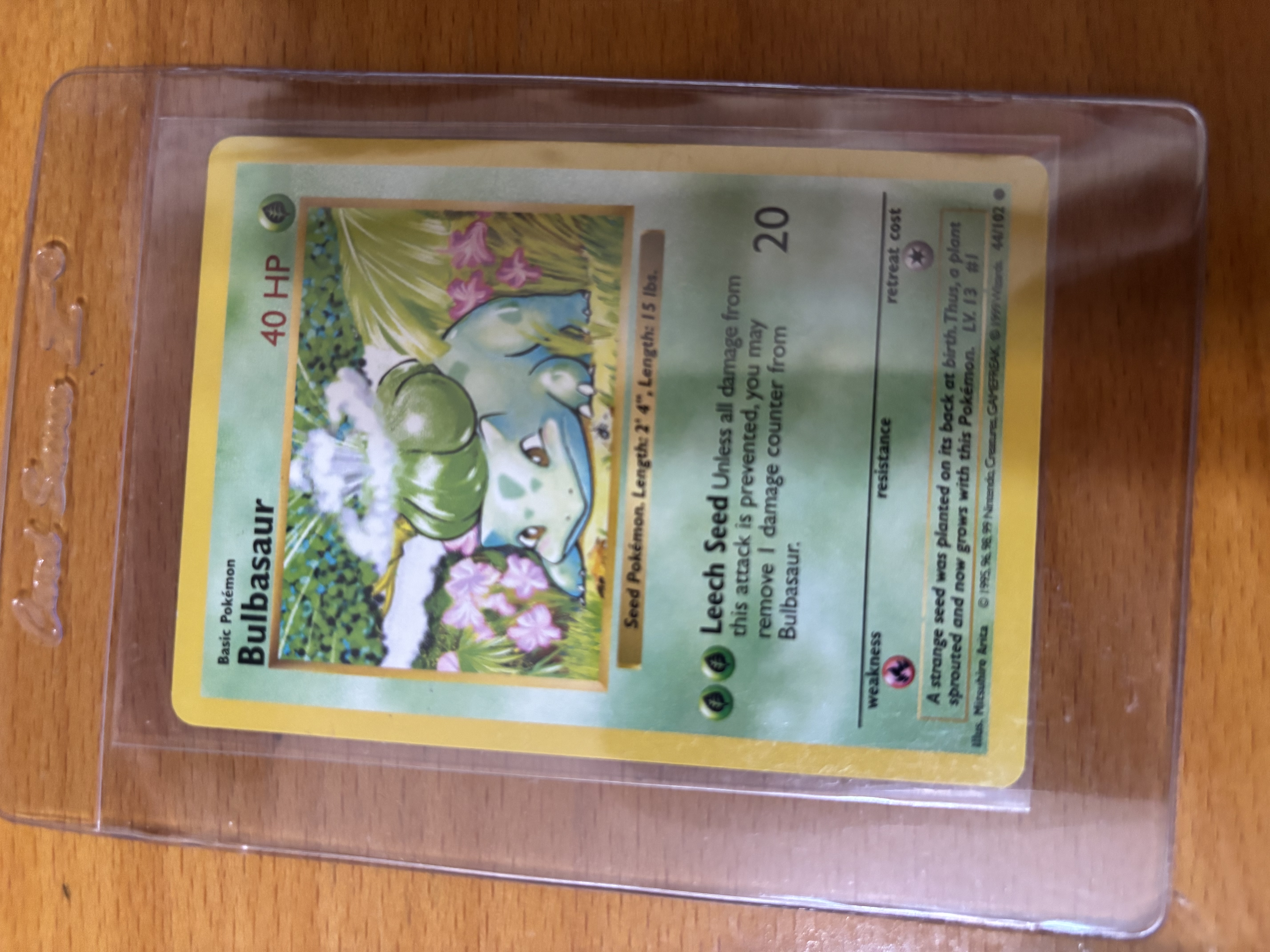 Bulbasaur Pokémon Card