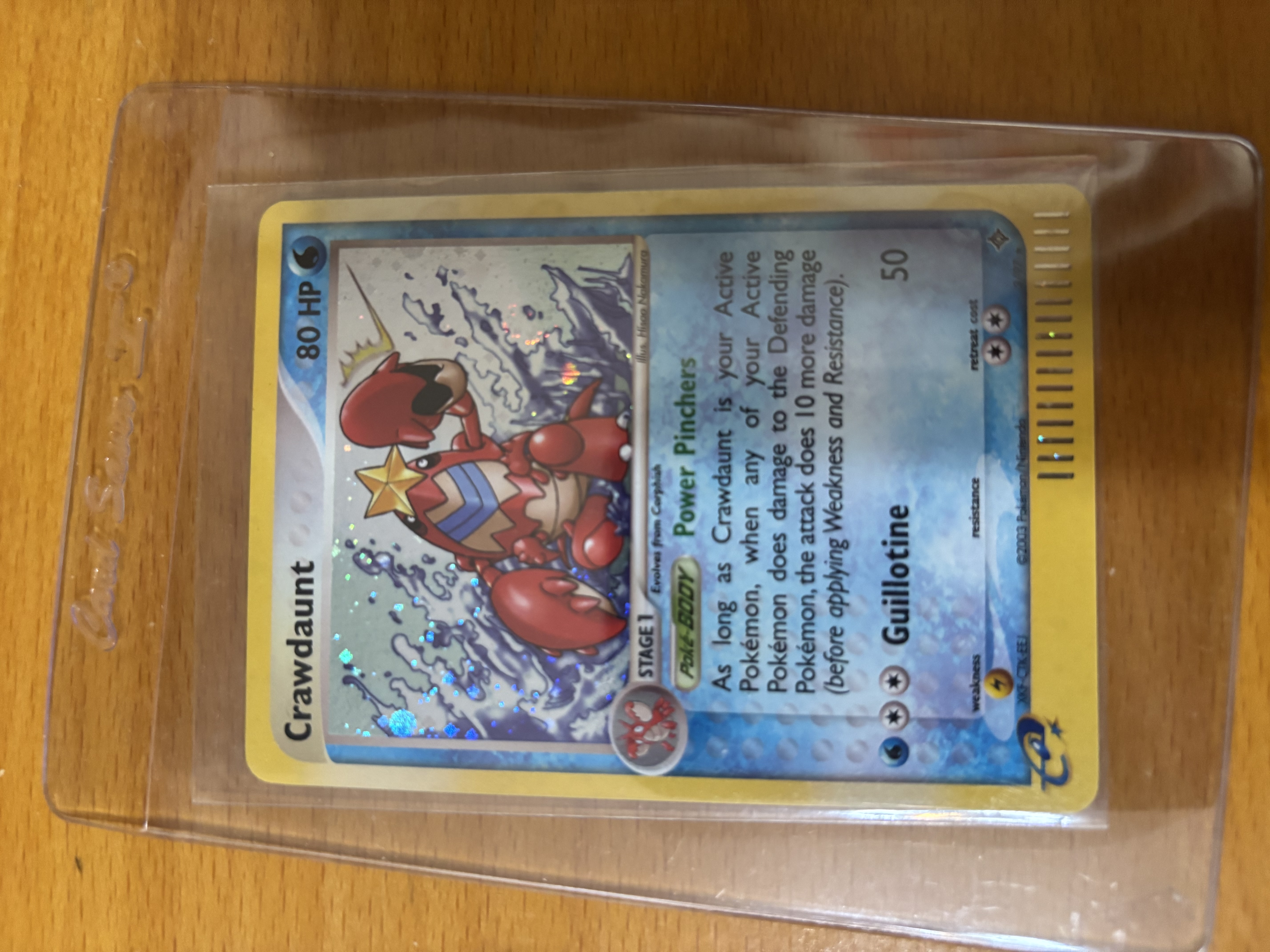 Crawdaunt Pokémon Card