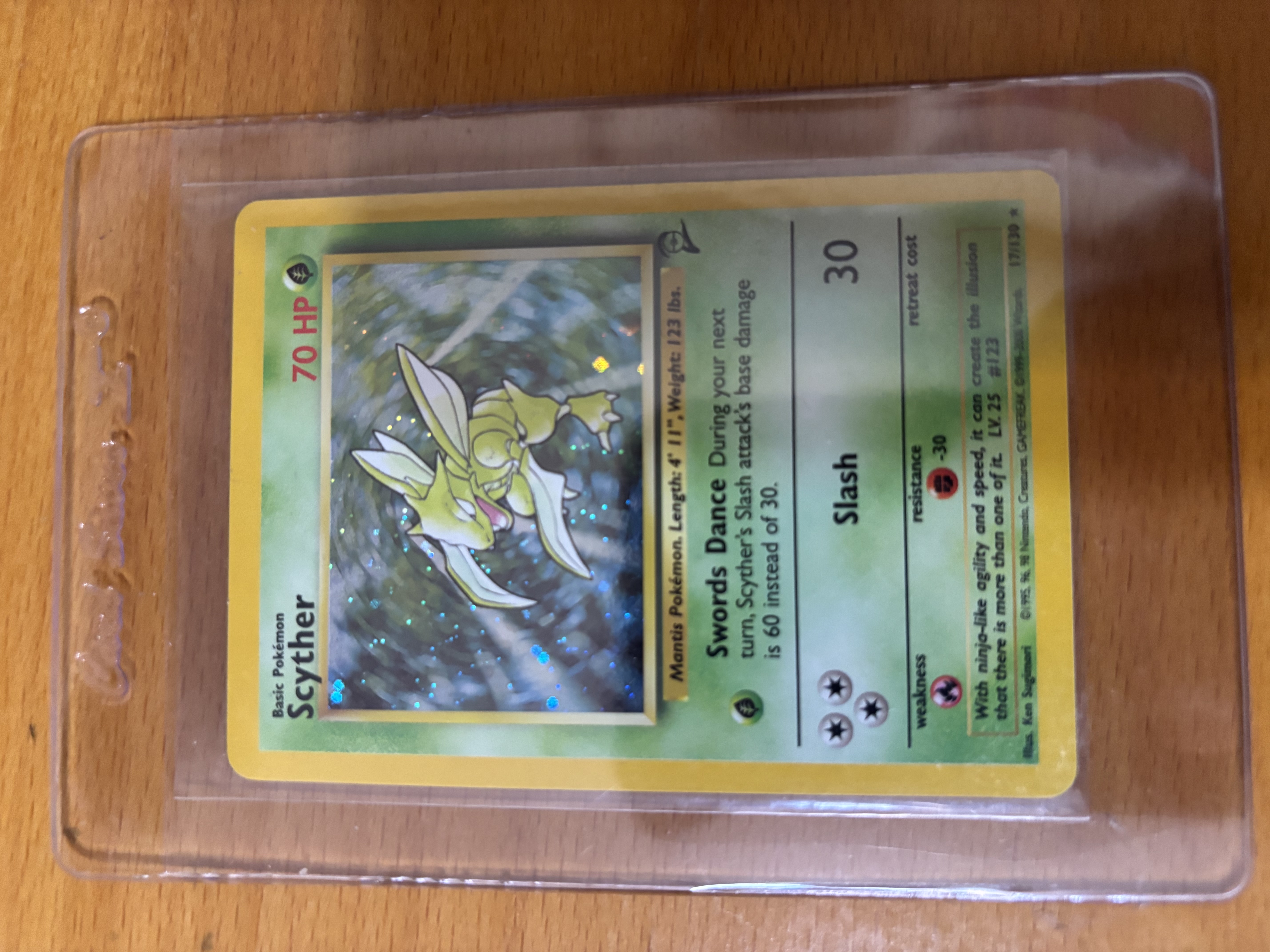 Scyther Pokémon Trading Card