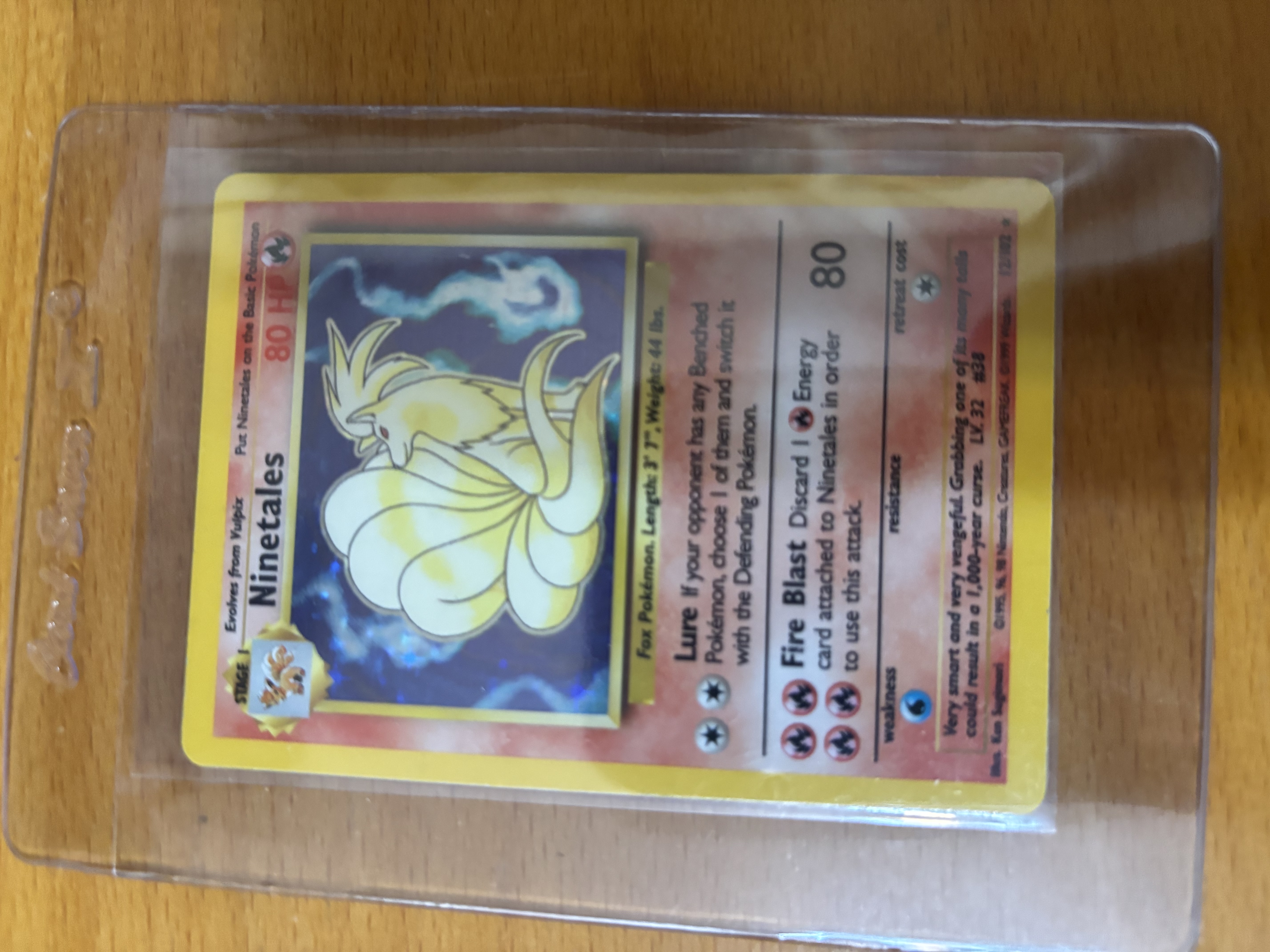 Ninetales Pokémon Trading Card