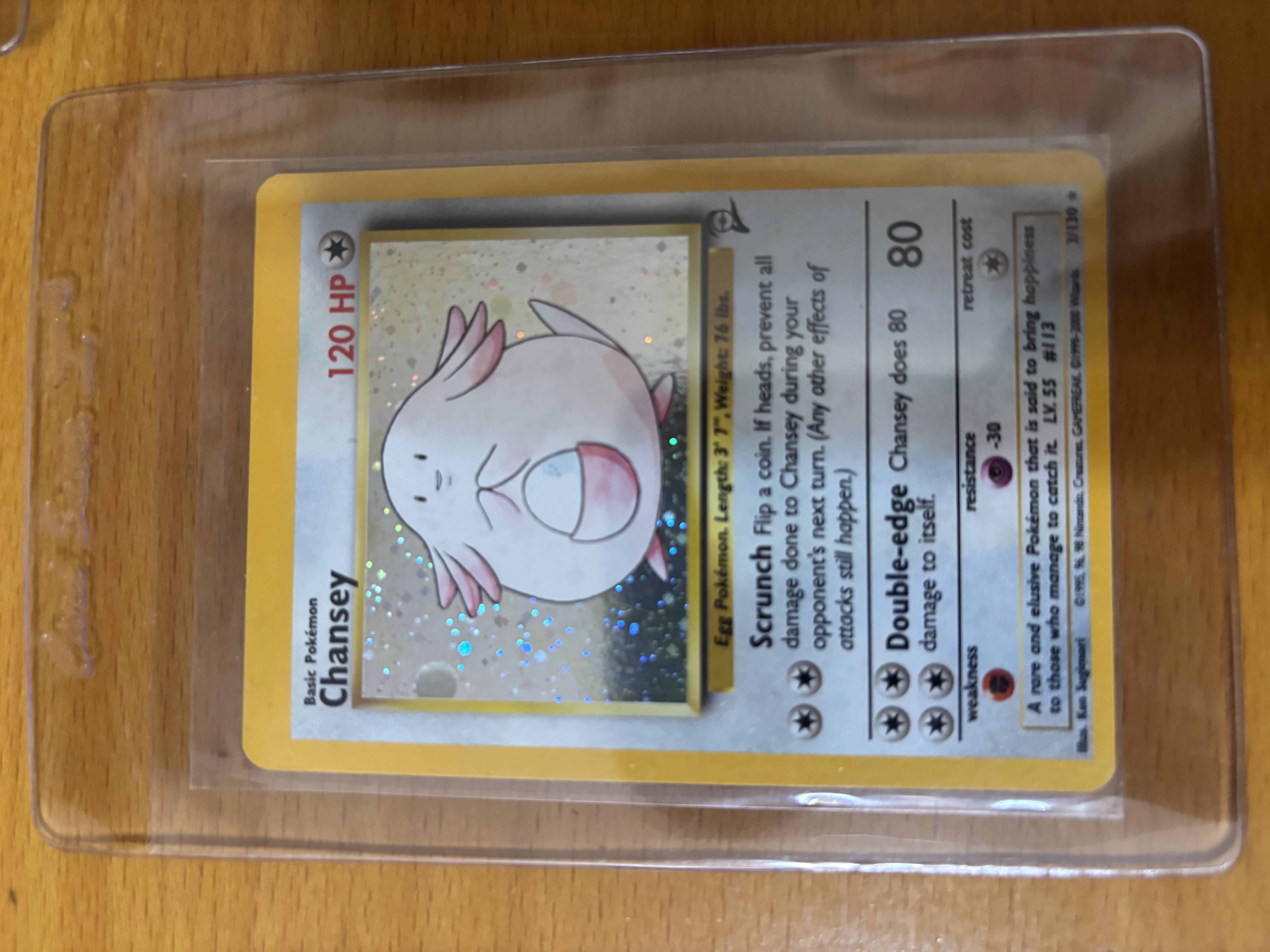 Chansey Pokémon Trading Card