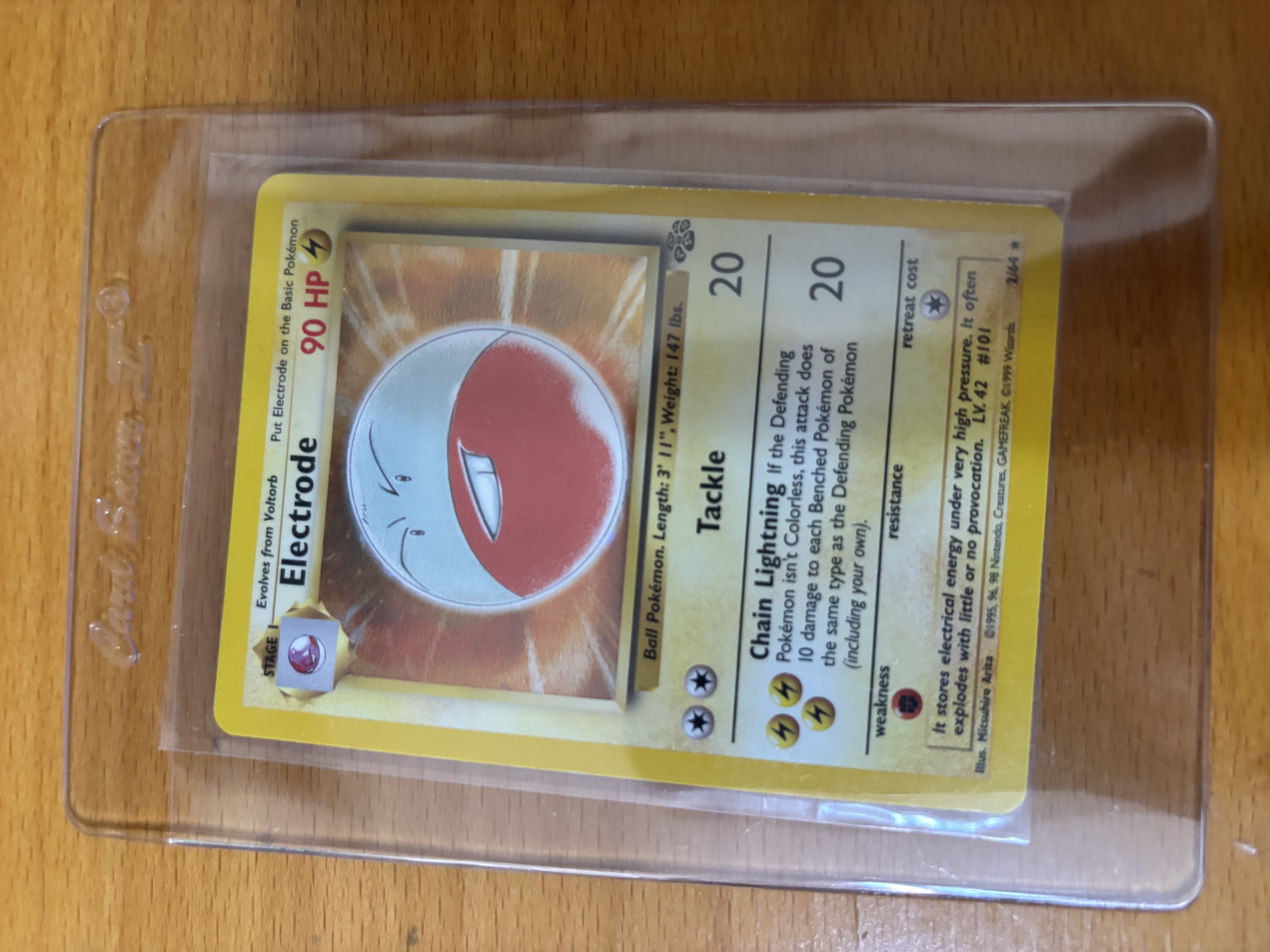 Electrode Pokémon Card