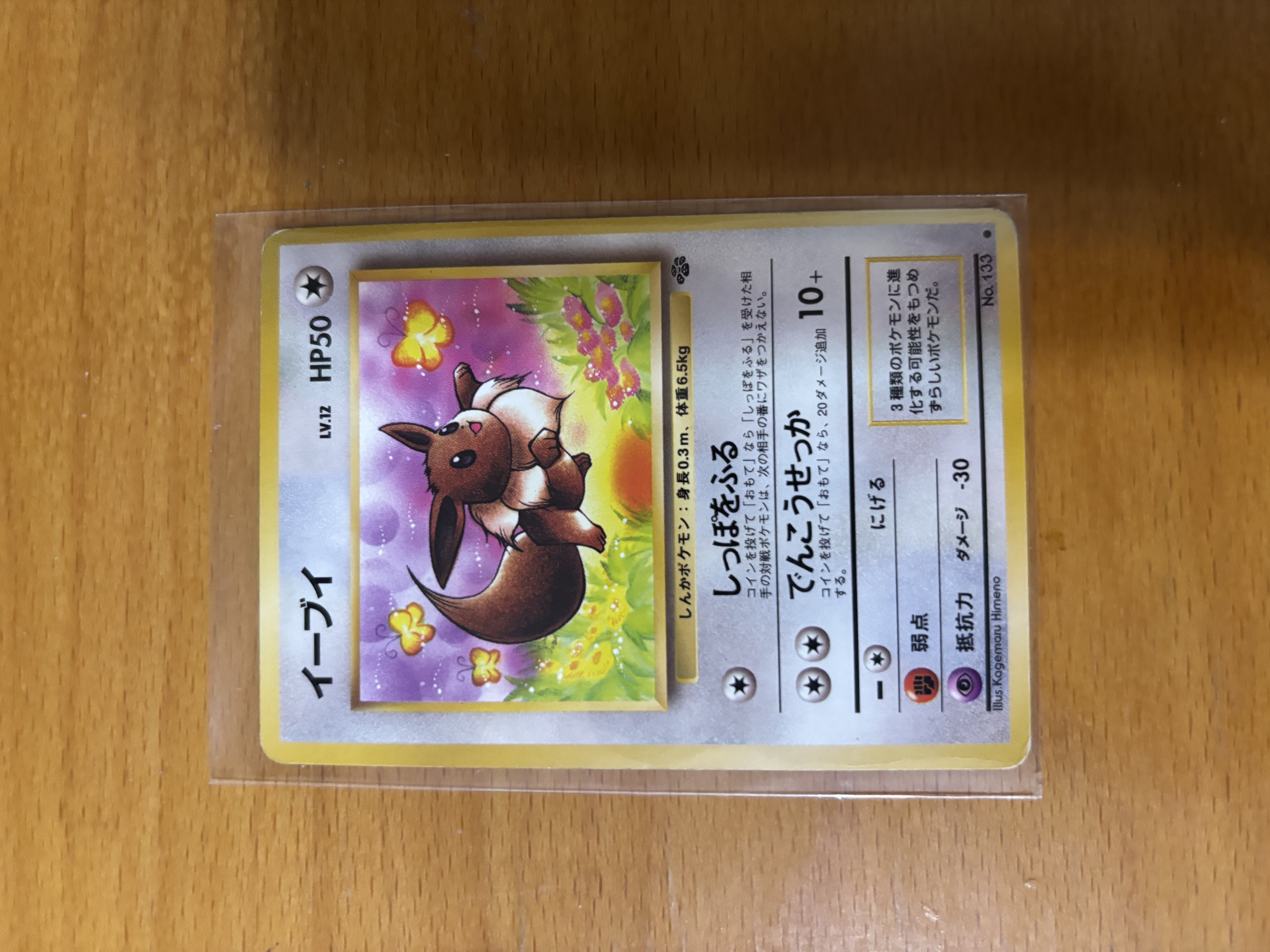 Japanese Eevee Pokémon Card