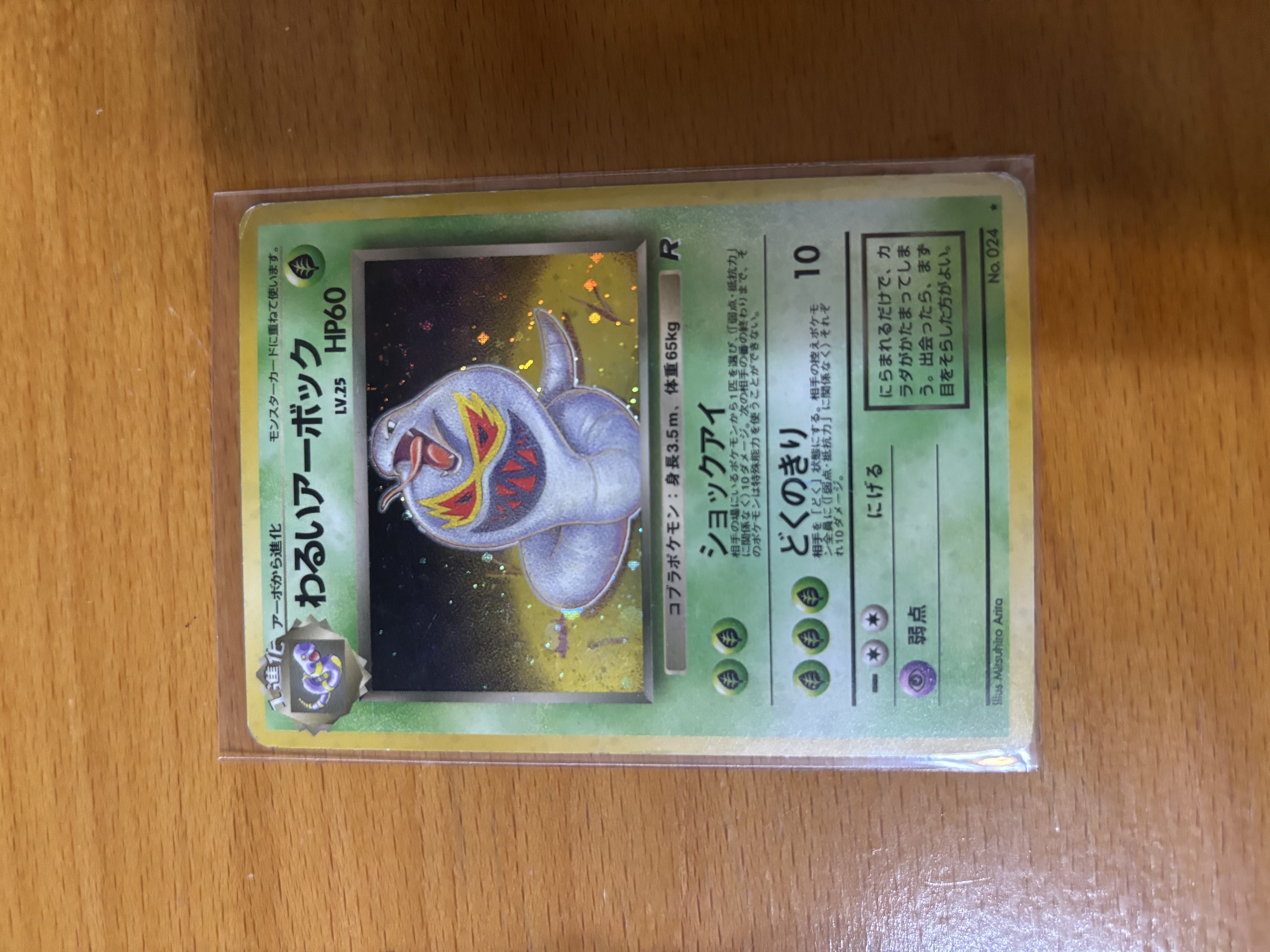 Dark Arbok Japanese Pokemon Card