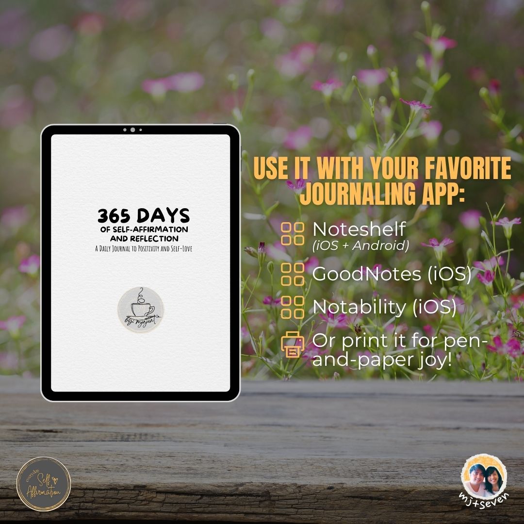 365 Days of Self-Affirmation & Reflection: A Daily Journal to Positivity and Self-love