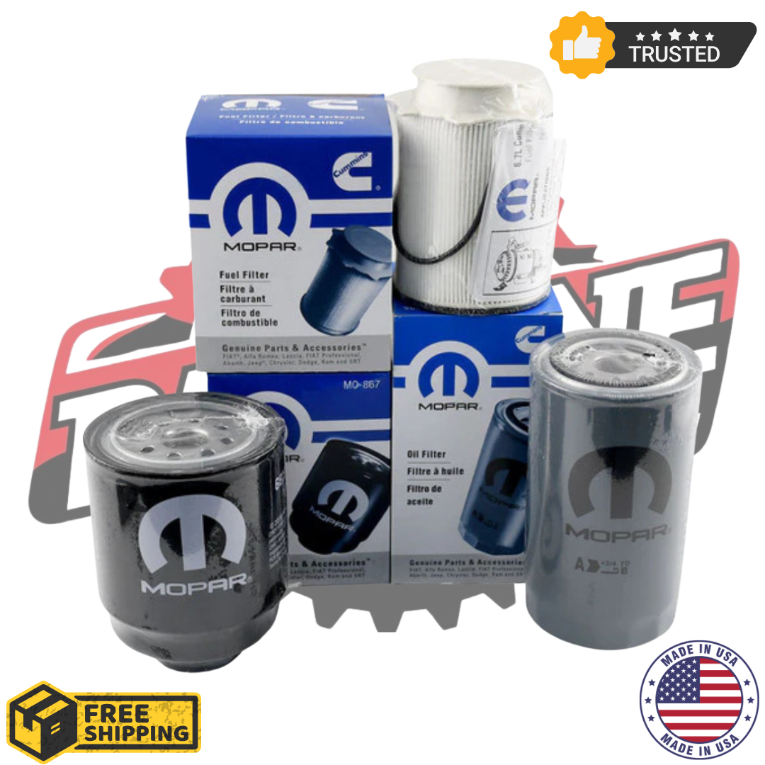 MOPAR 2013-2018 DODGE RAM 2500-5500 6.7L CUMMINS OIL FUEL FILTER KIT OEM