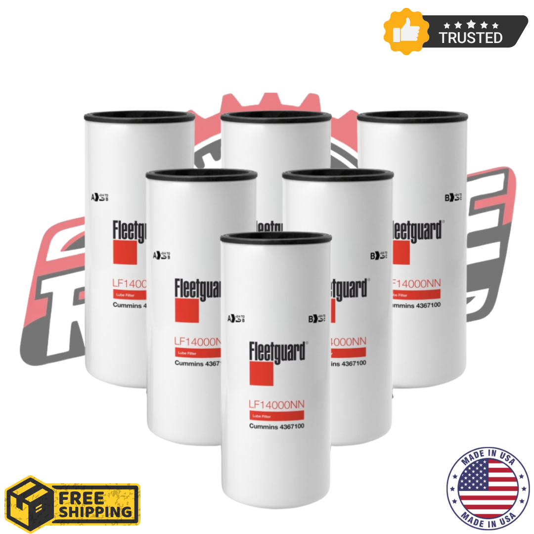 Fleetguard Oil Filter Lf14000nn Cummins Filtration OEM quality Pack of 6