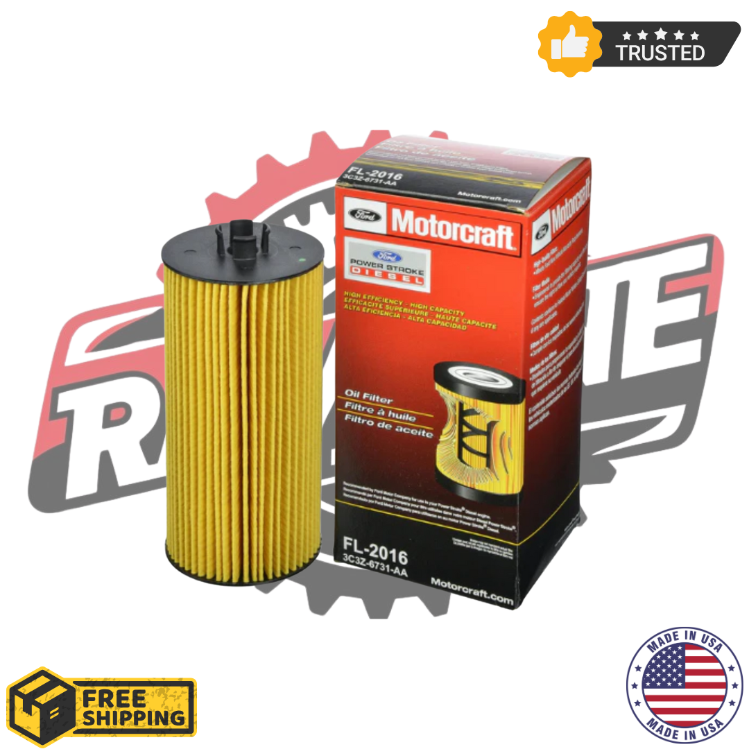 Motorcraft FL-2016 Oil Filter 3C3Z6731AA 2003-10 Fits Ford 6.0/6.4L Diesel