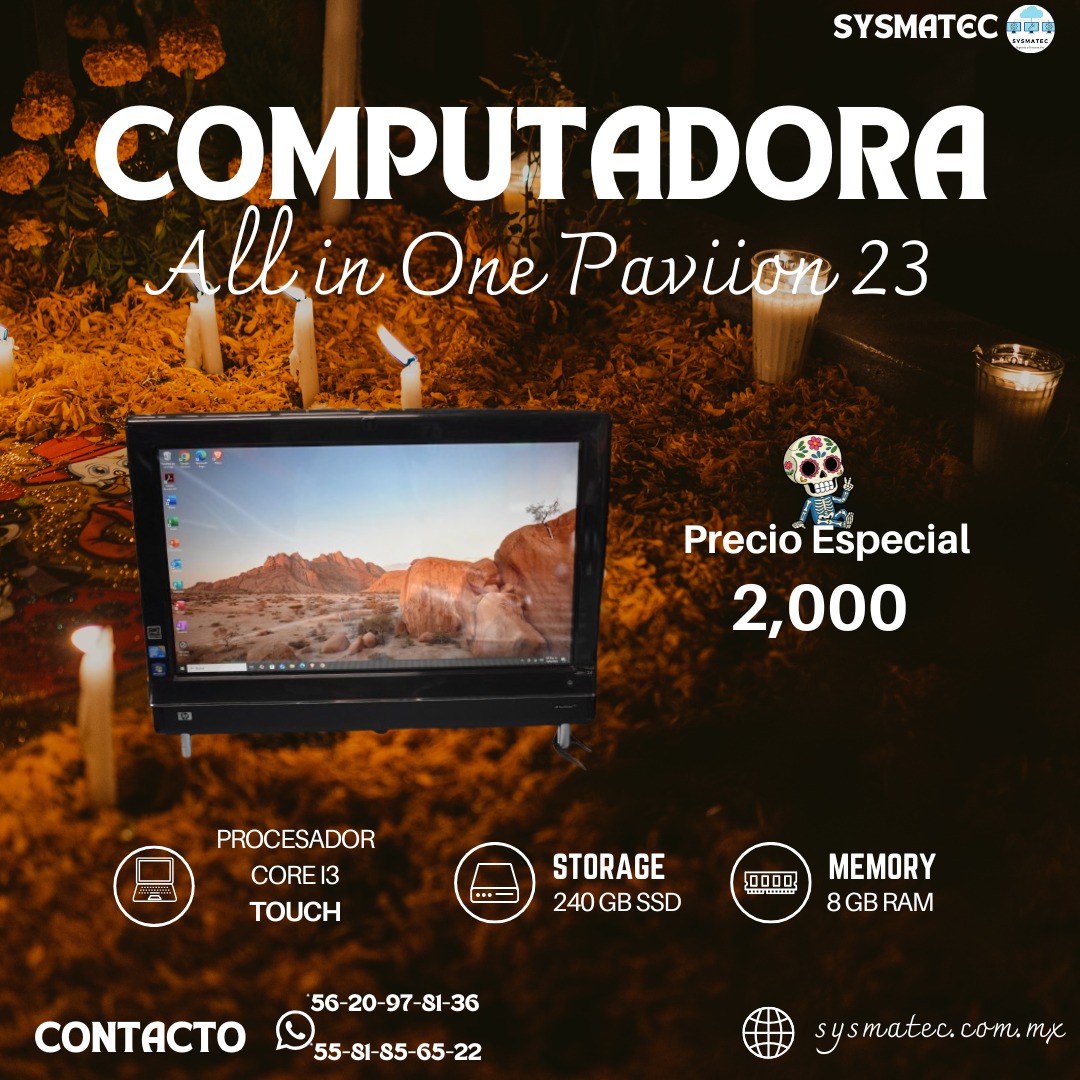 Computadora All in One Pavilion 23