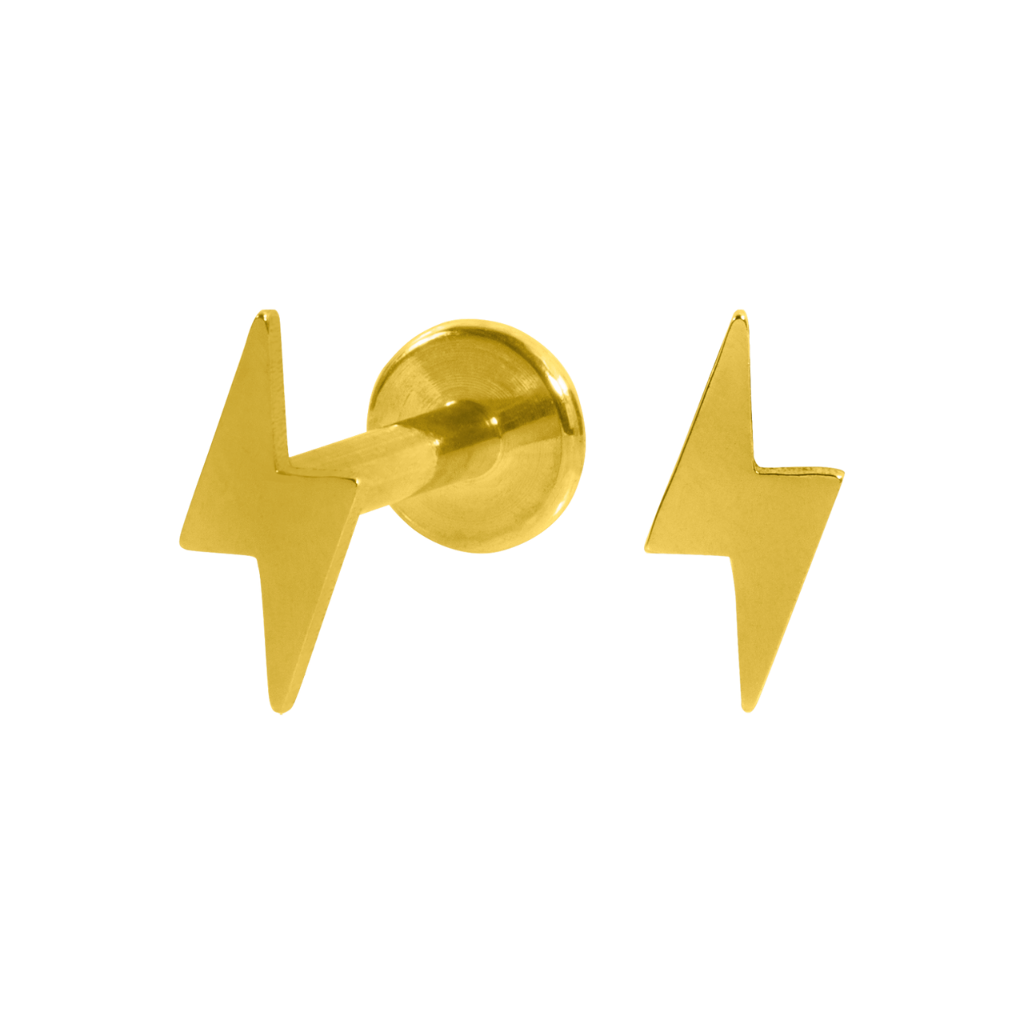 LABRET AÇO R/I RAIO - PVD GOLD